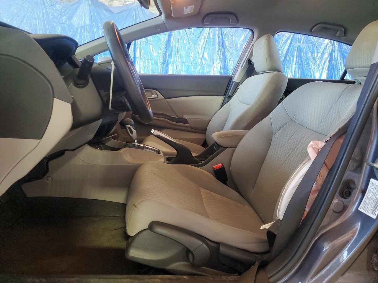 2015 Honda Civic Lx Gray vin: 19XFB2F5XFE051508
