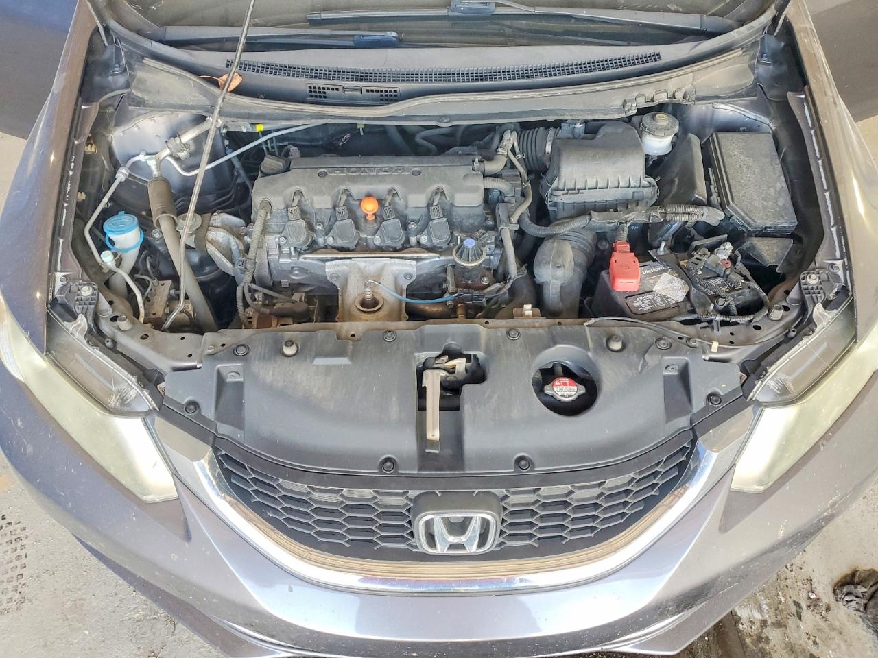 2015 Honda Civic Lx Gray vin: 19XFB2F5XFE051508