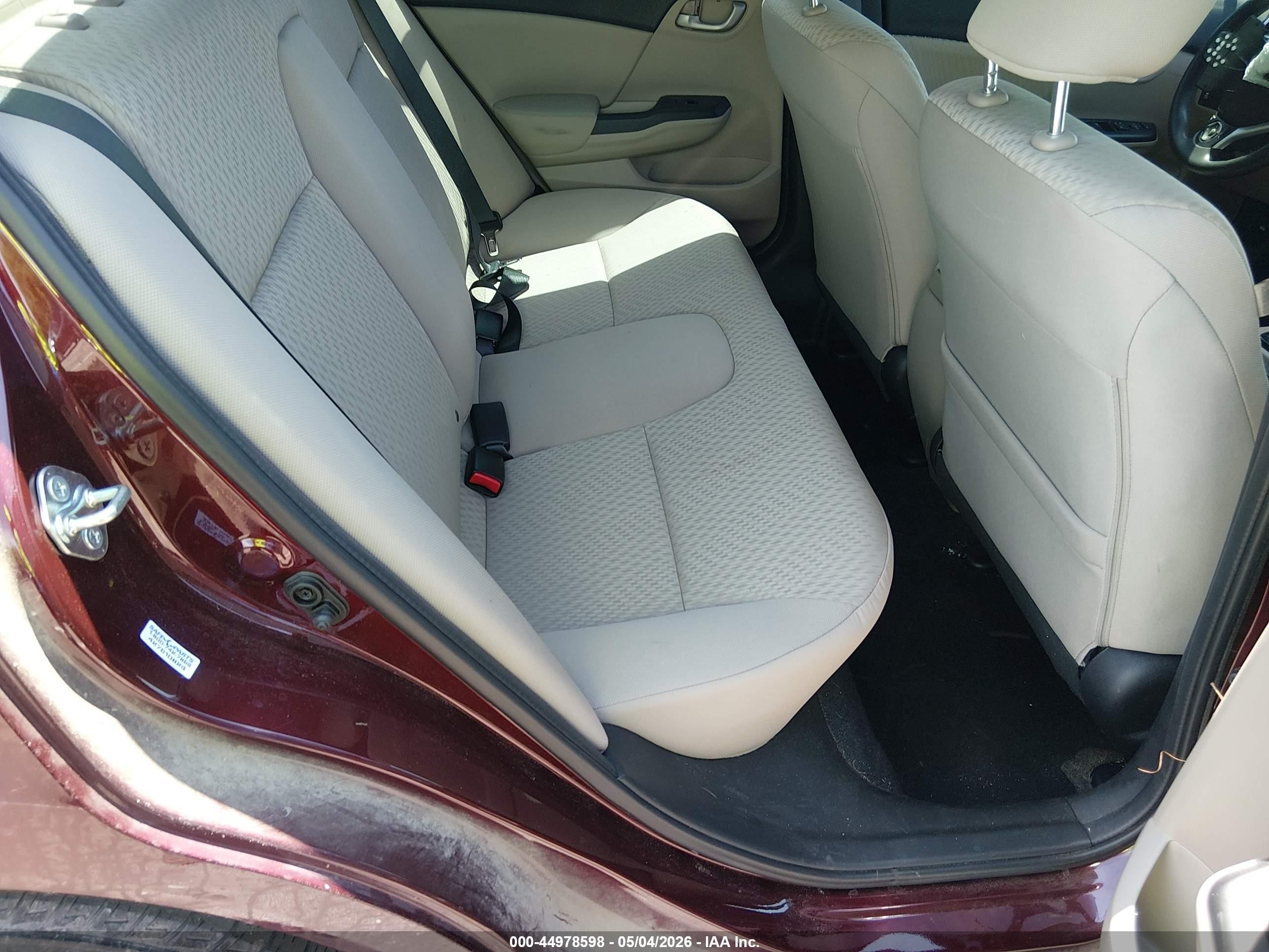 2015 Honda Civic Lx Purple vin: 19XFB2F5XFE064307