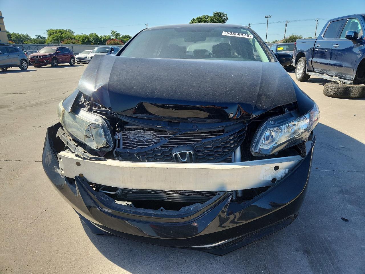 2015 Honda Civic Lx Черный vin: 19XFB2F5XFE068213