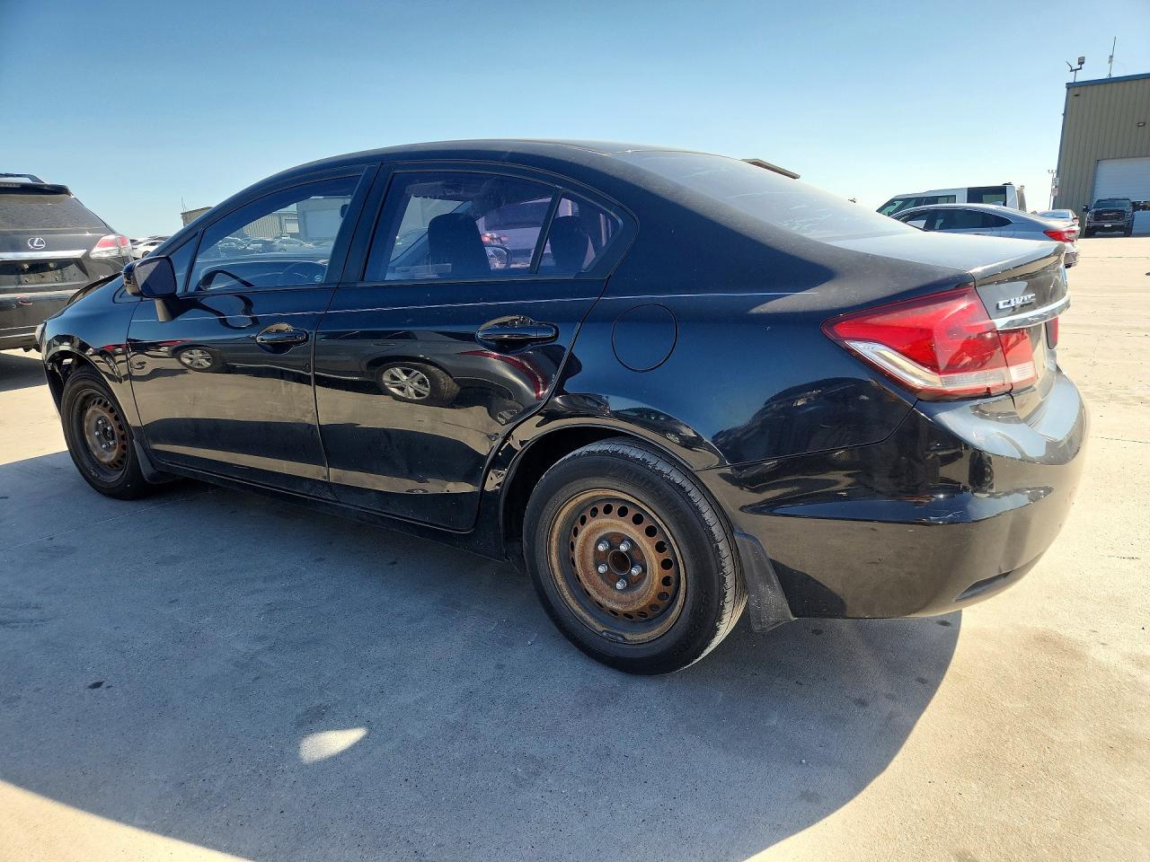 2015 Honda Civic Lx Черный vin: 19XFB2F5XFE068213