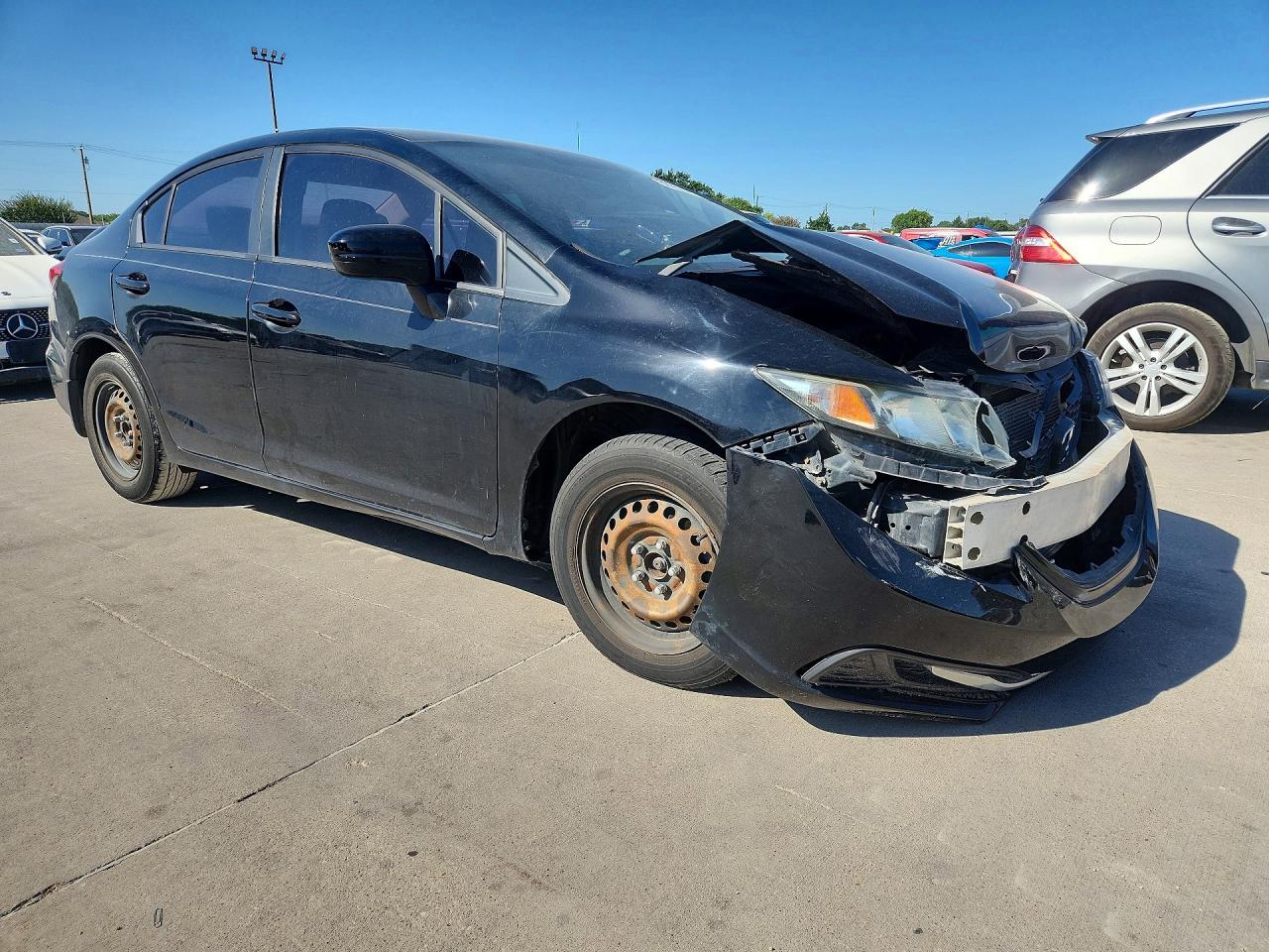 2015 Honda Civic Lx Черный vin: 19XFB2F5XFE068213