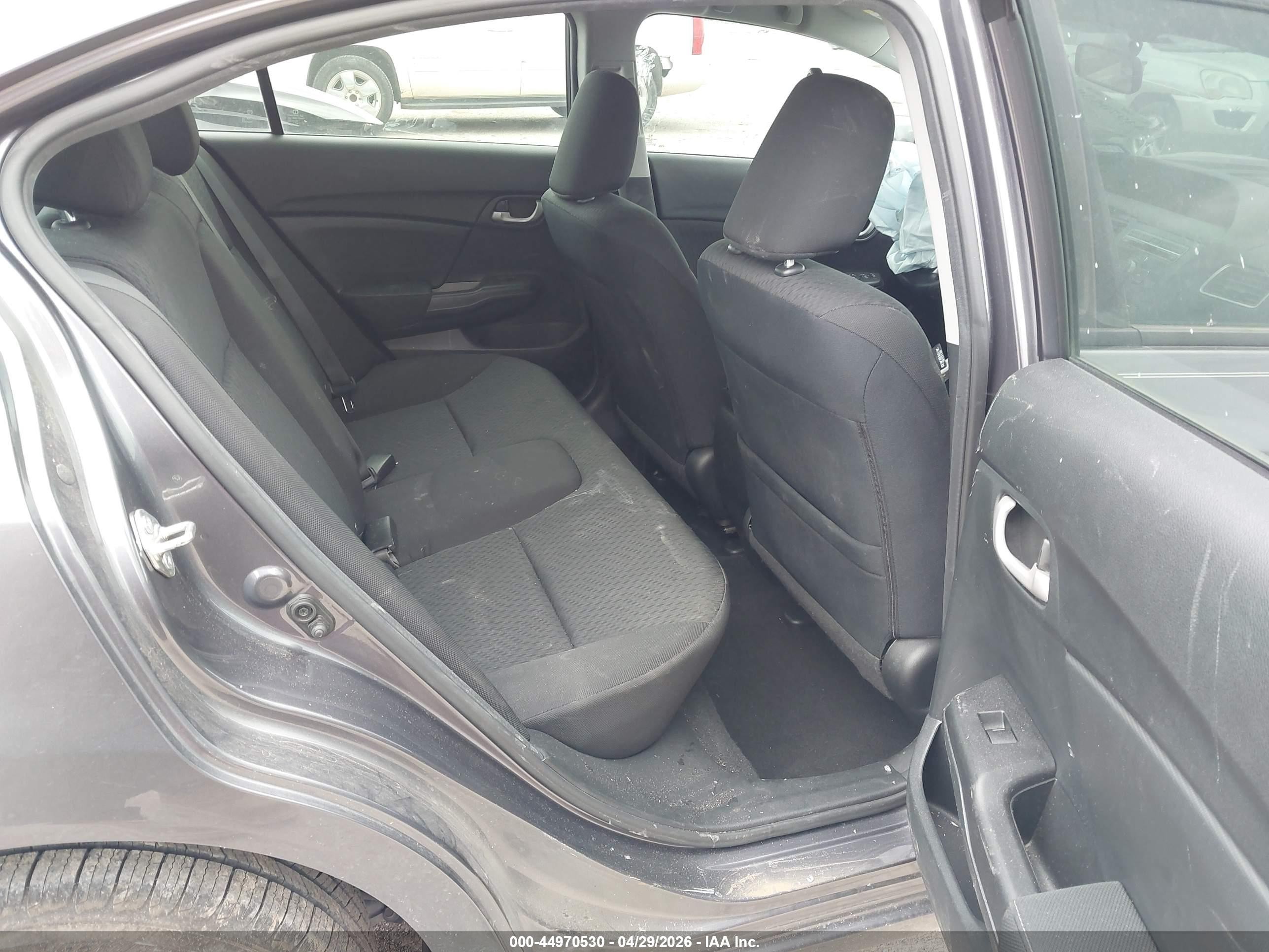2015 Honda Civic Lx Gray vin: 19XFB2F5XFE092978