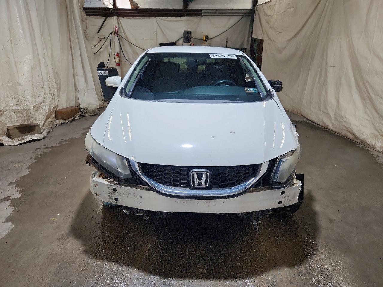 2015 Honda Civic Lx Белый vin: 19XFB2F5XFE101615