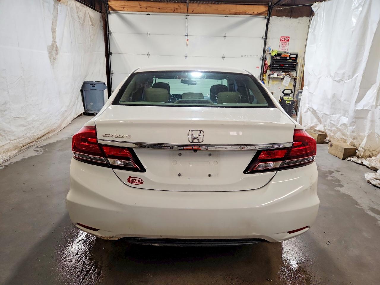 2015 Honda Civic Lx Белый vin: 19XFB2F5XFE101615