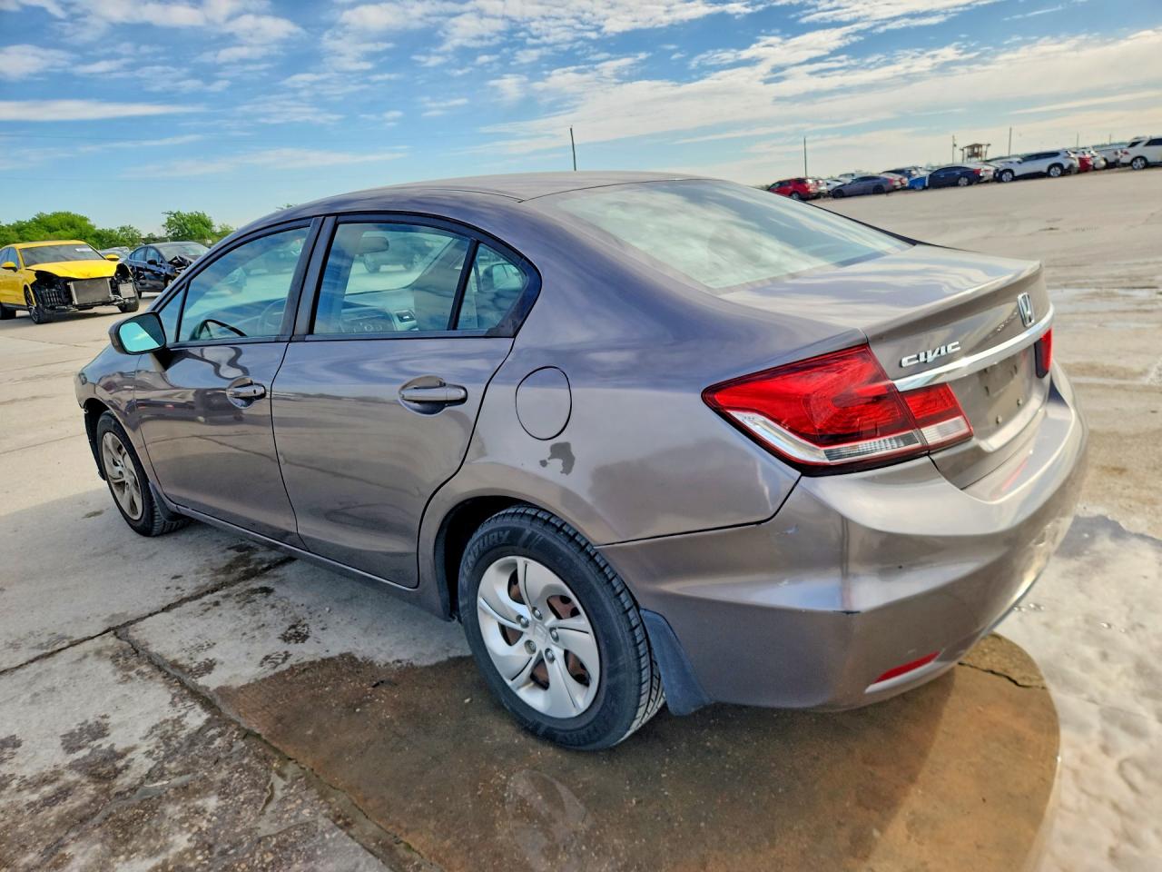 2015 Honda Civic Lx Серый vin: 19XFB2F5XFE113537