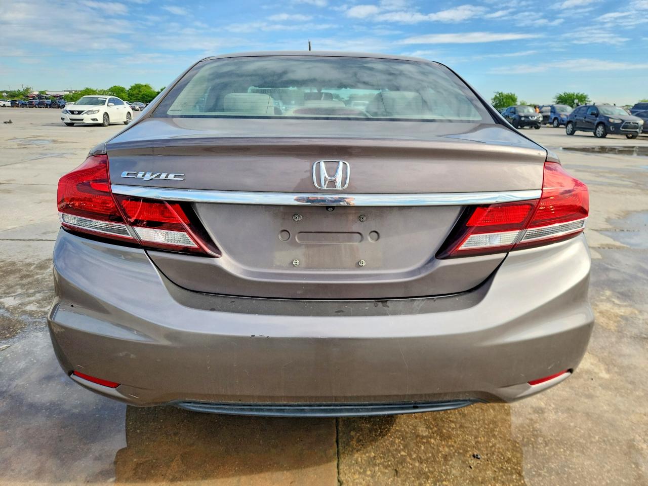 2015 Honda Civic Lx Серый vin: 19XFB2F5XFE113537