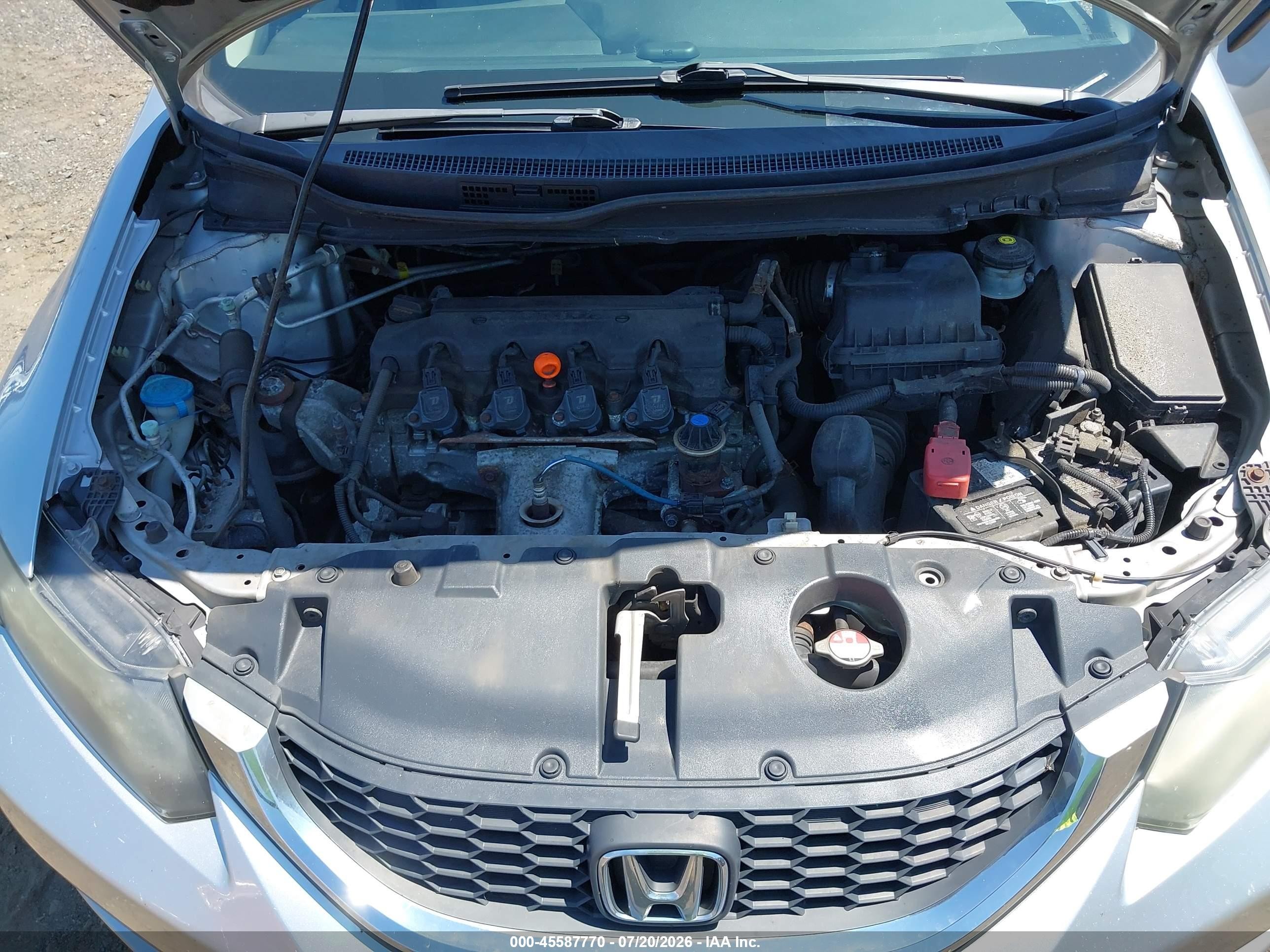 2015 Honda Civic Lx Silver vin: 19XFB2F5XFE115854