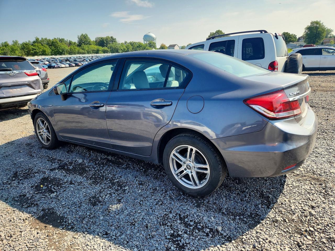 2015 Honda Civic Lx Серый vin: 19XFB2F5XFE204064