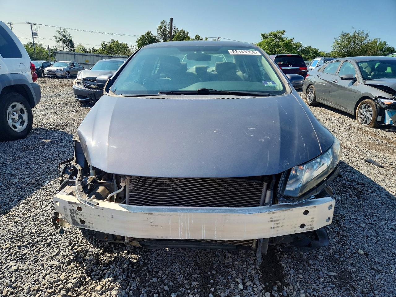 2015 Honda Civic Lx Серый vin: 19XFB2F5XFE204064