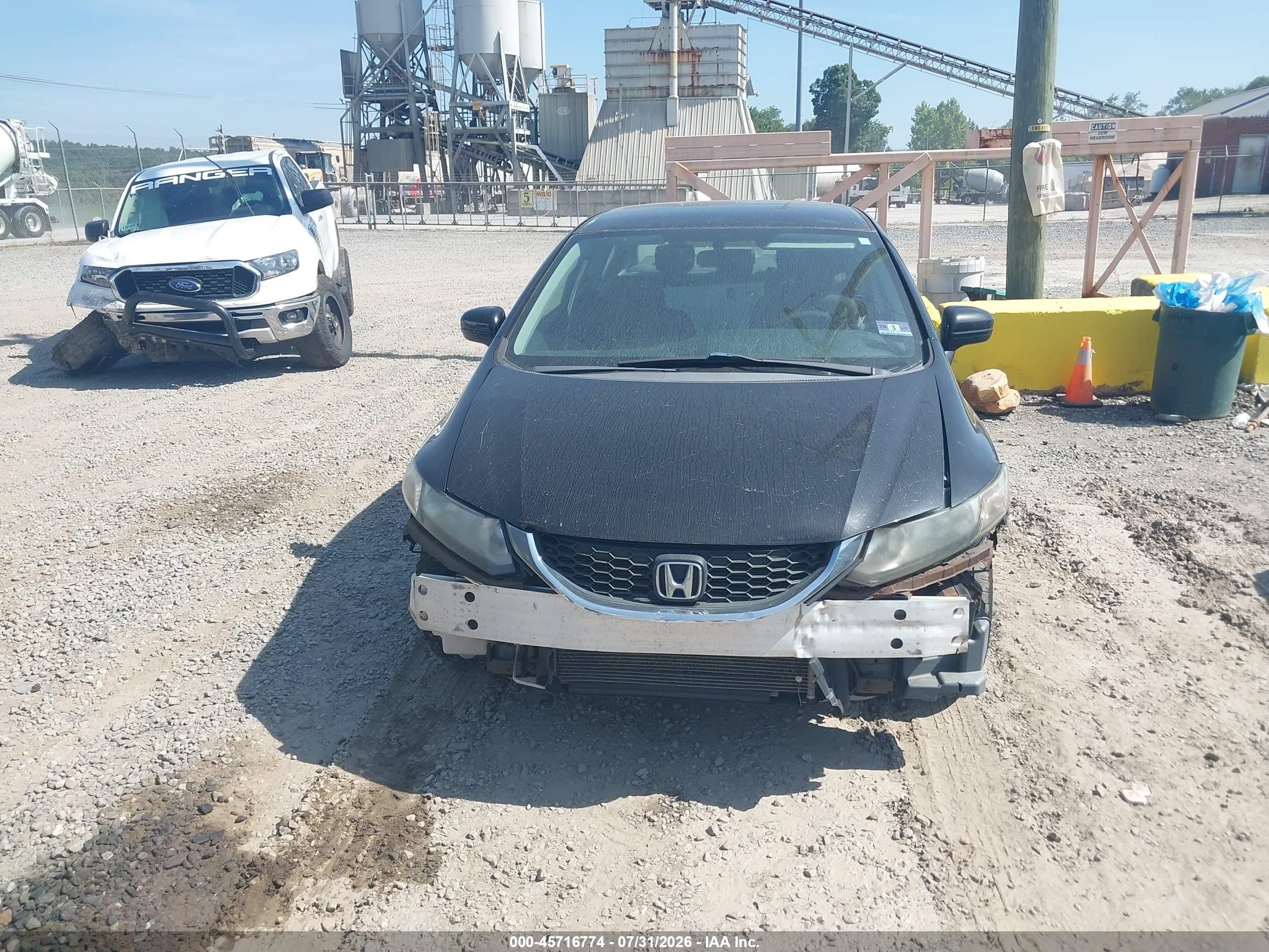 2015 Honda Civic Lx Black vin: 19XFB2F5XFE215632