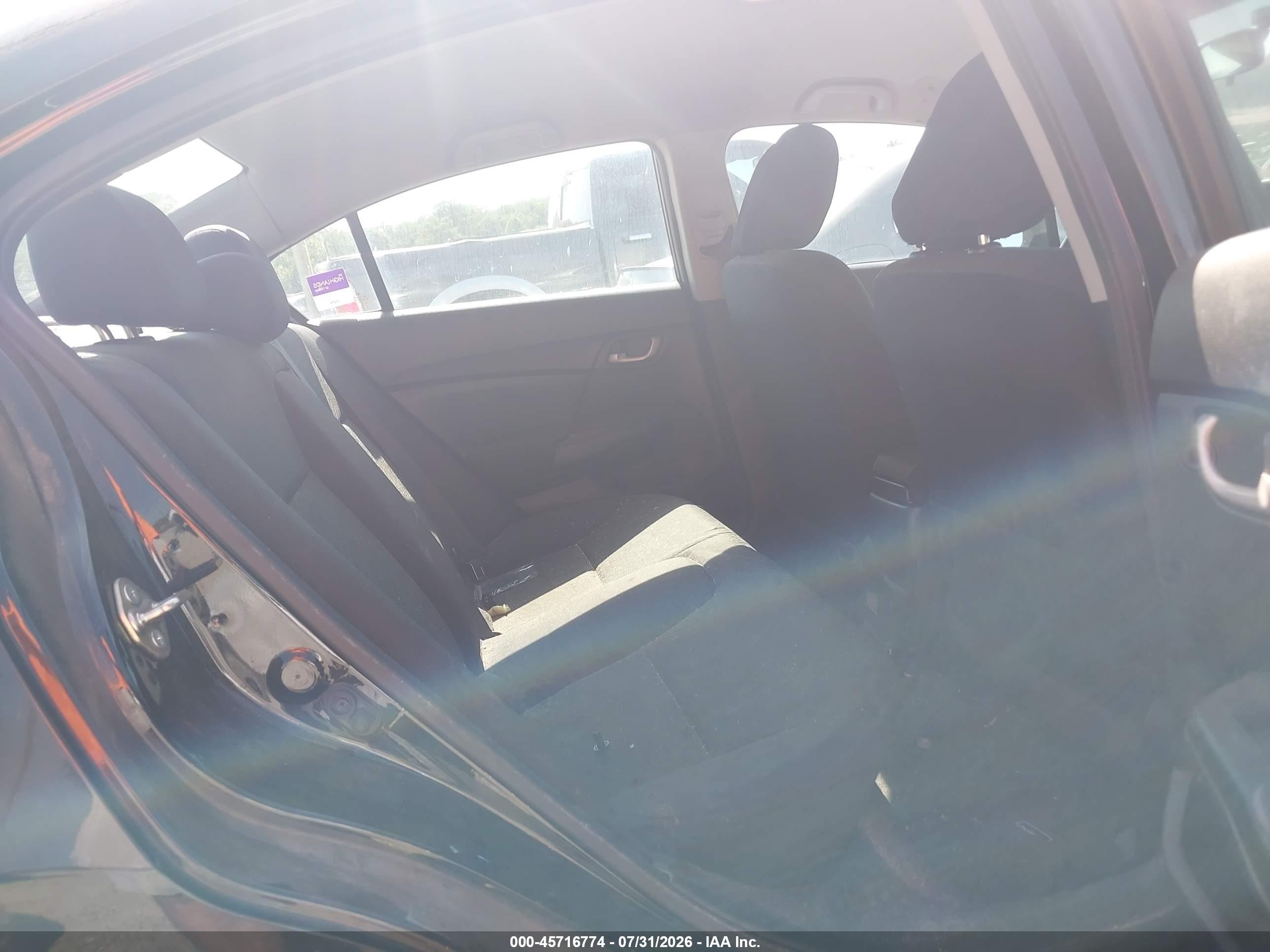 2015 Honda Civic Lx Black vin: 19XFB2F5XFE215632