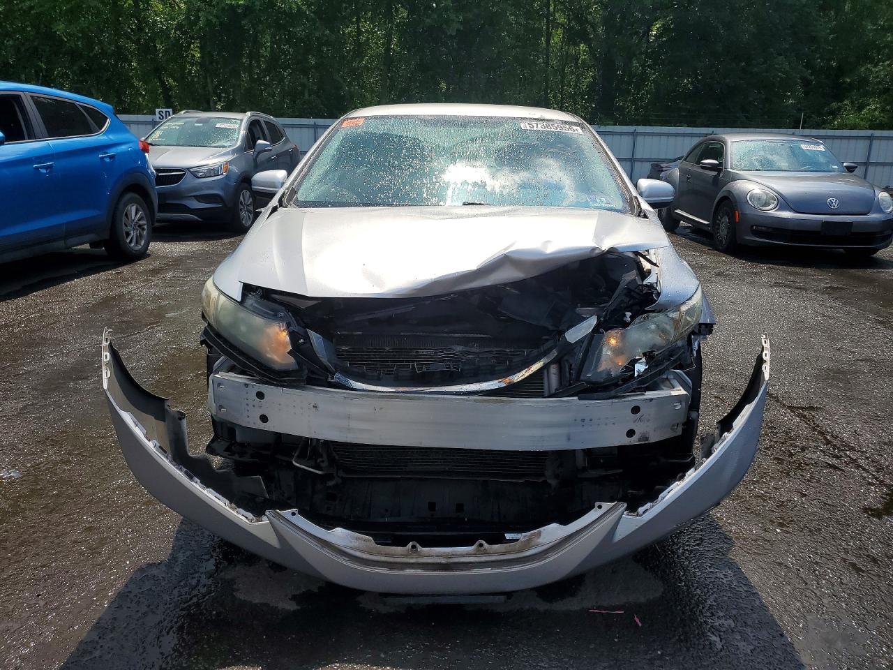 2015 Honda Civic Lx Silver vin: 19XFB2F5XFE221379