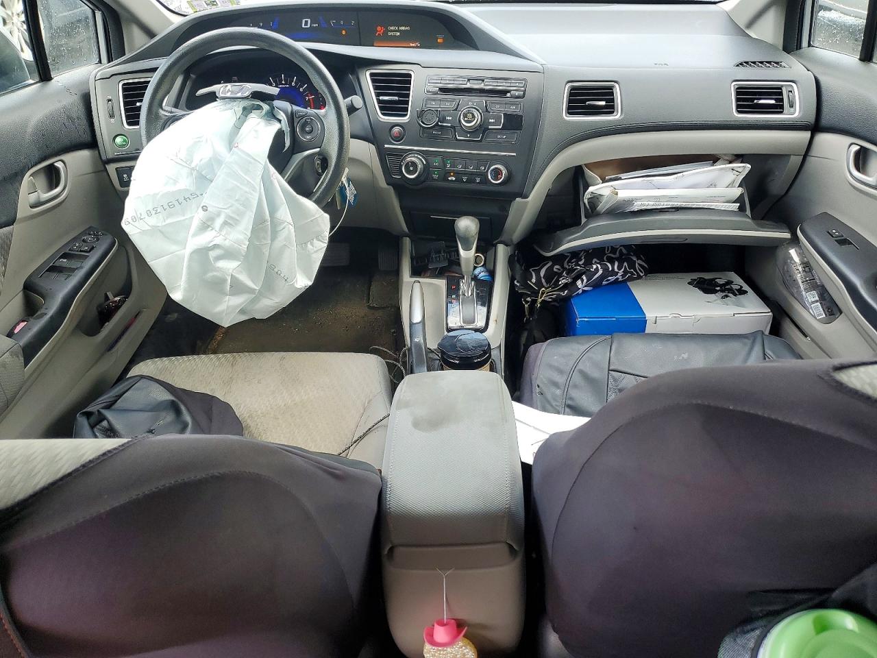 2015 Honda Civic Lx Silver vin: 19XFB2F5XFE221379