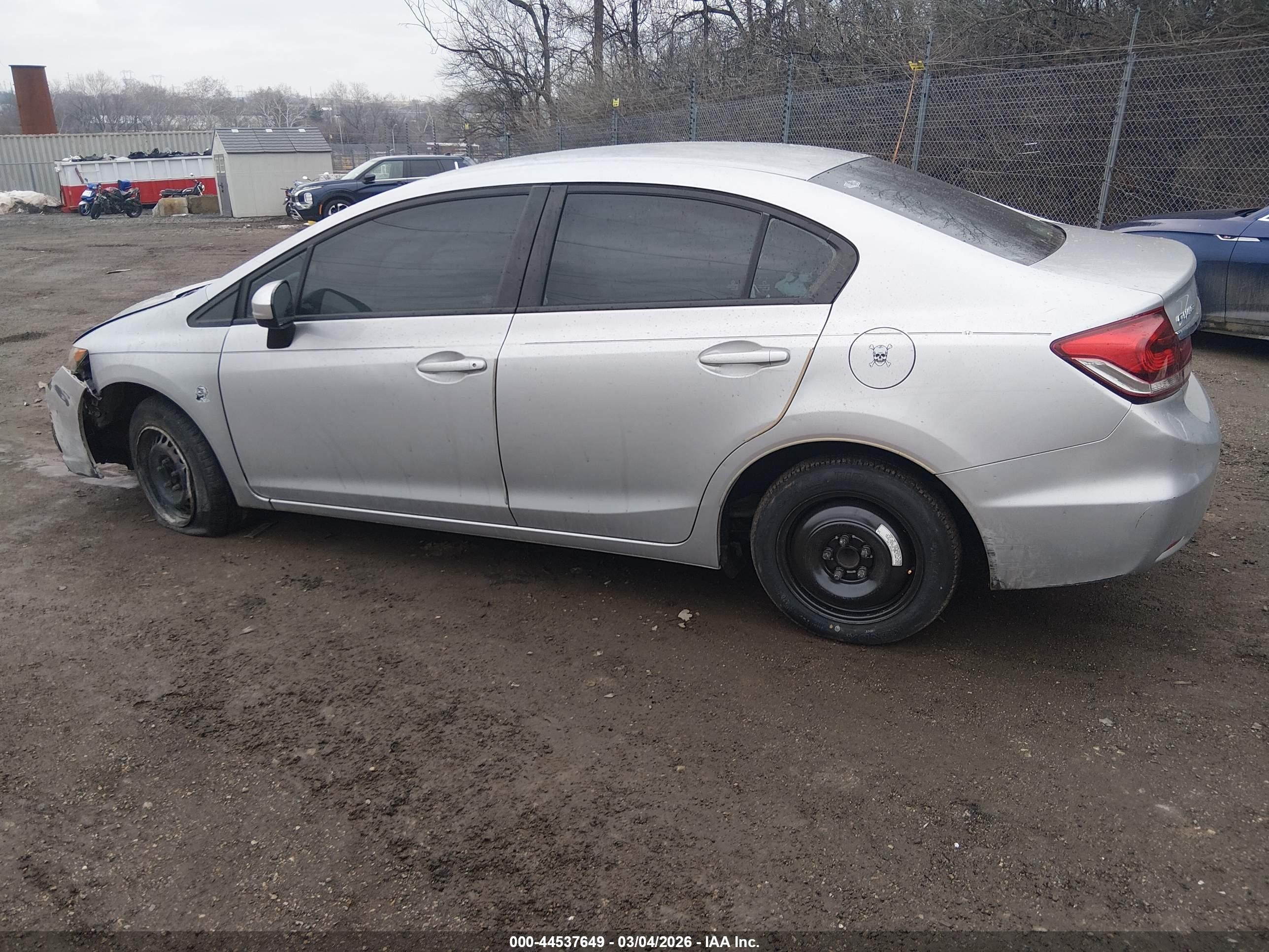 2015 Honda Civic Lx Silver vin: 19XFB2F5XFE232060