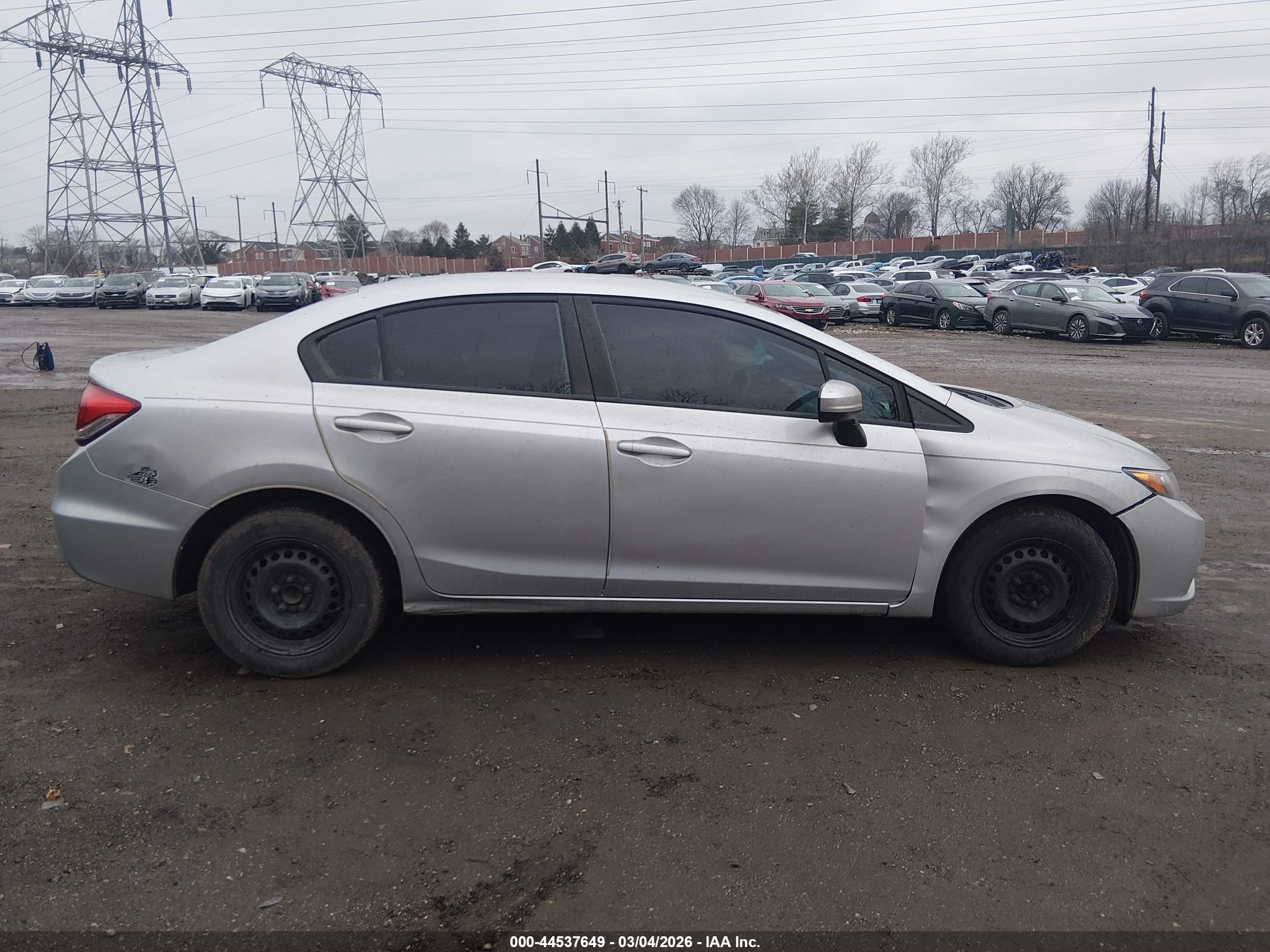 2015 Honda Civic Lx Silver vin: 19XFB2F5XFE232060