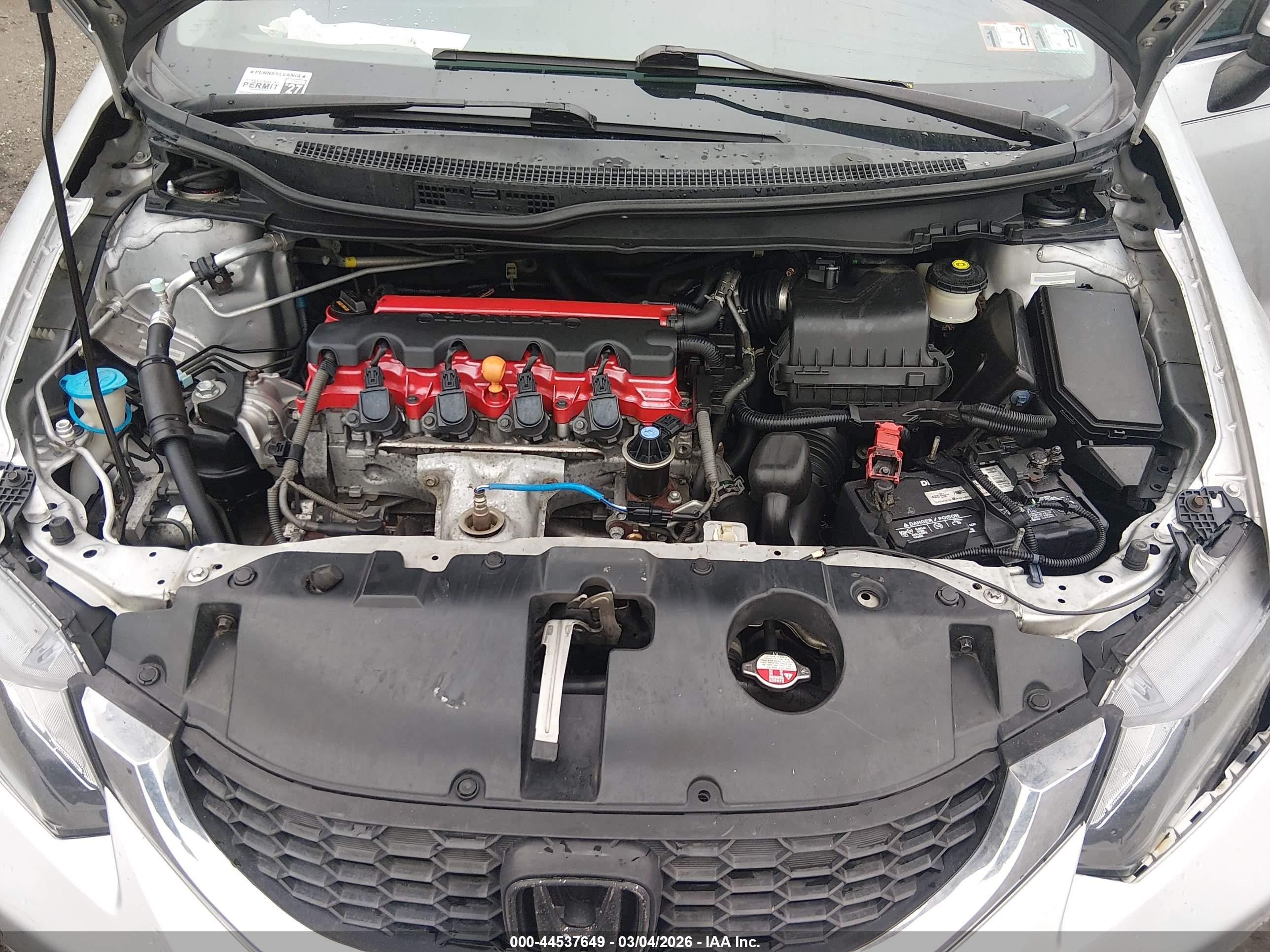 2015 Honda Civic Lx Silver vin: 19XFB2F5XFE232060