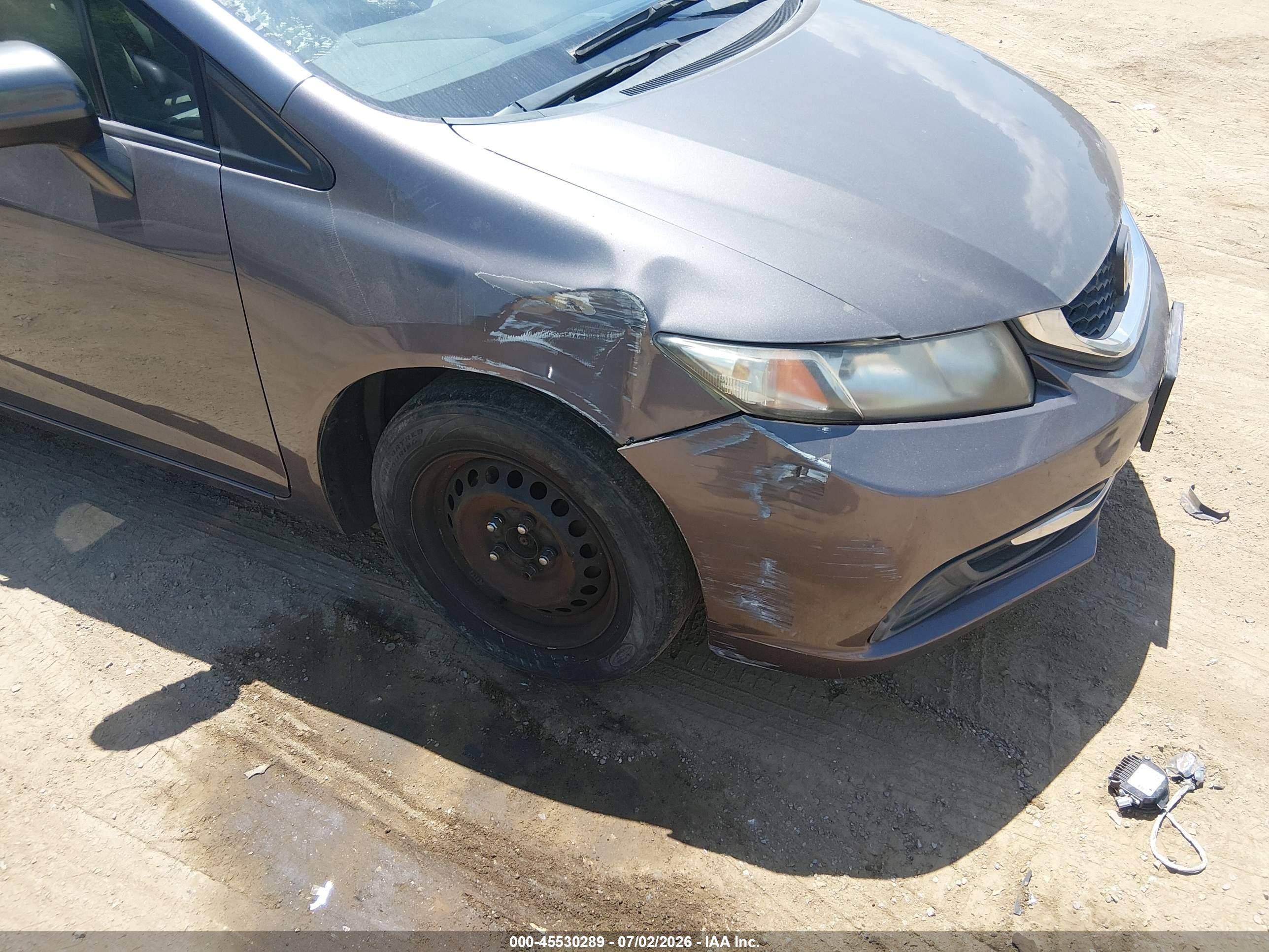 2015 Honda Civic Lx Pewter vin: 19XFB2F5XFE233158