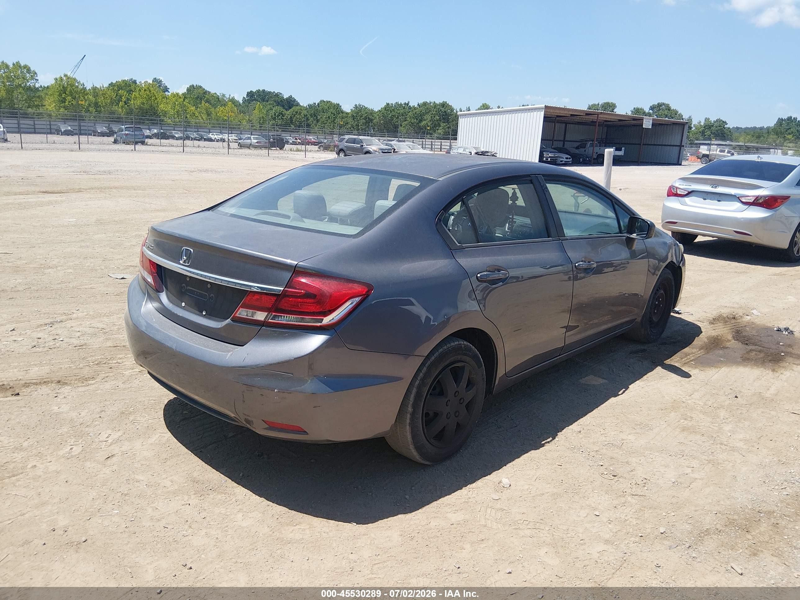 2015 Honda Civic Lx Pewter vin: 19XFB2F5XFE233158