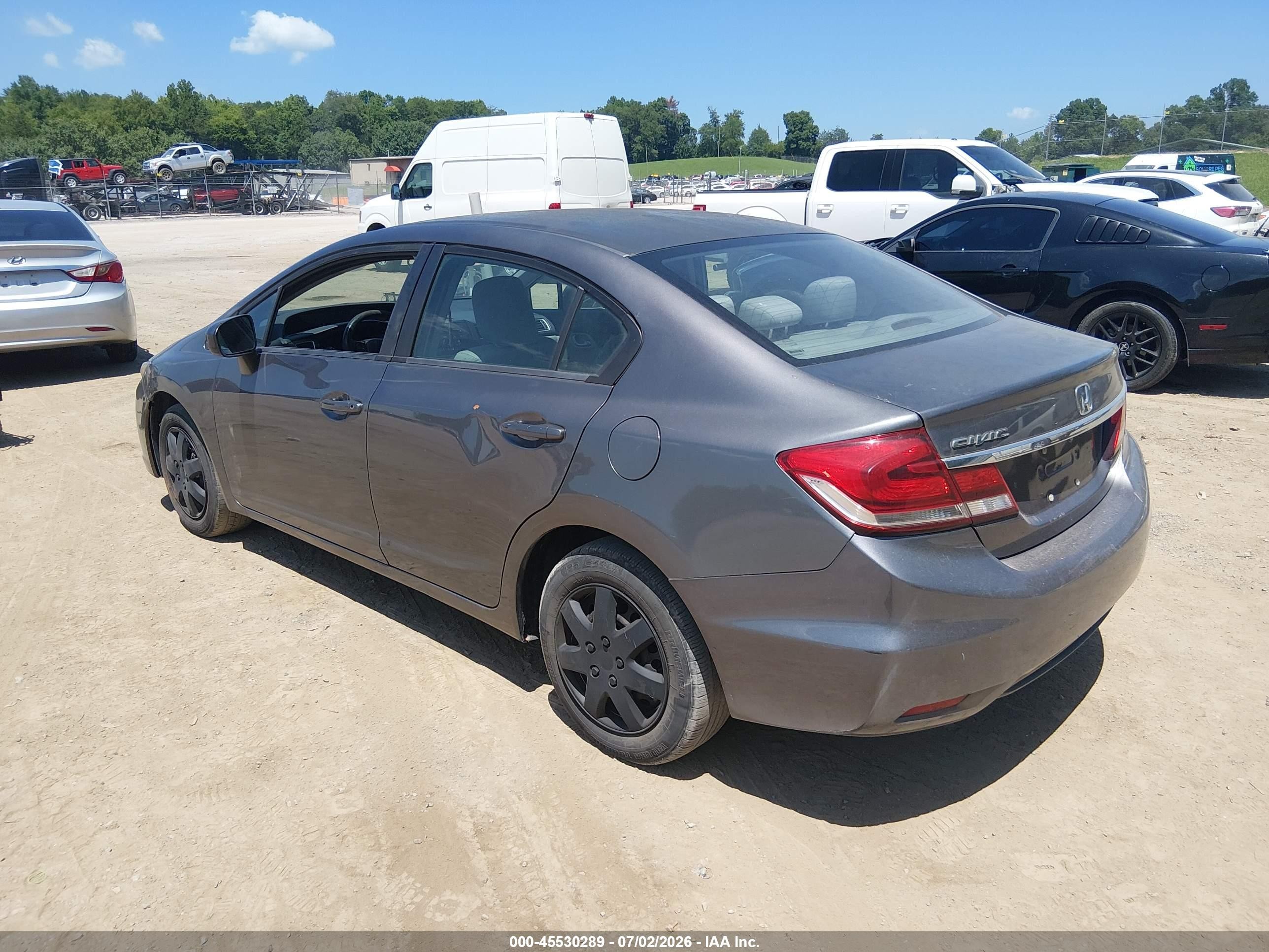 2015 Honda Civic Lx Pewter vin: 19XFB2F5XFE233158
