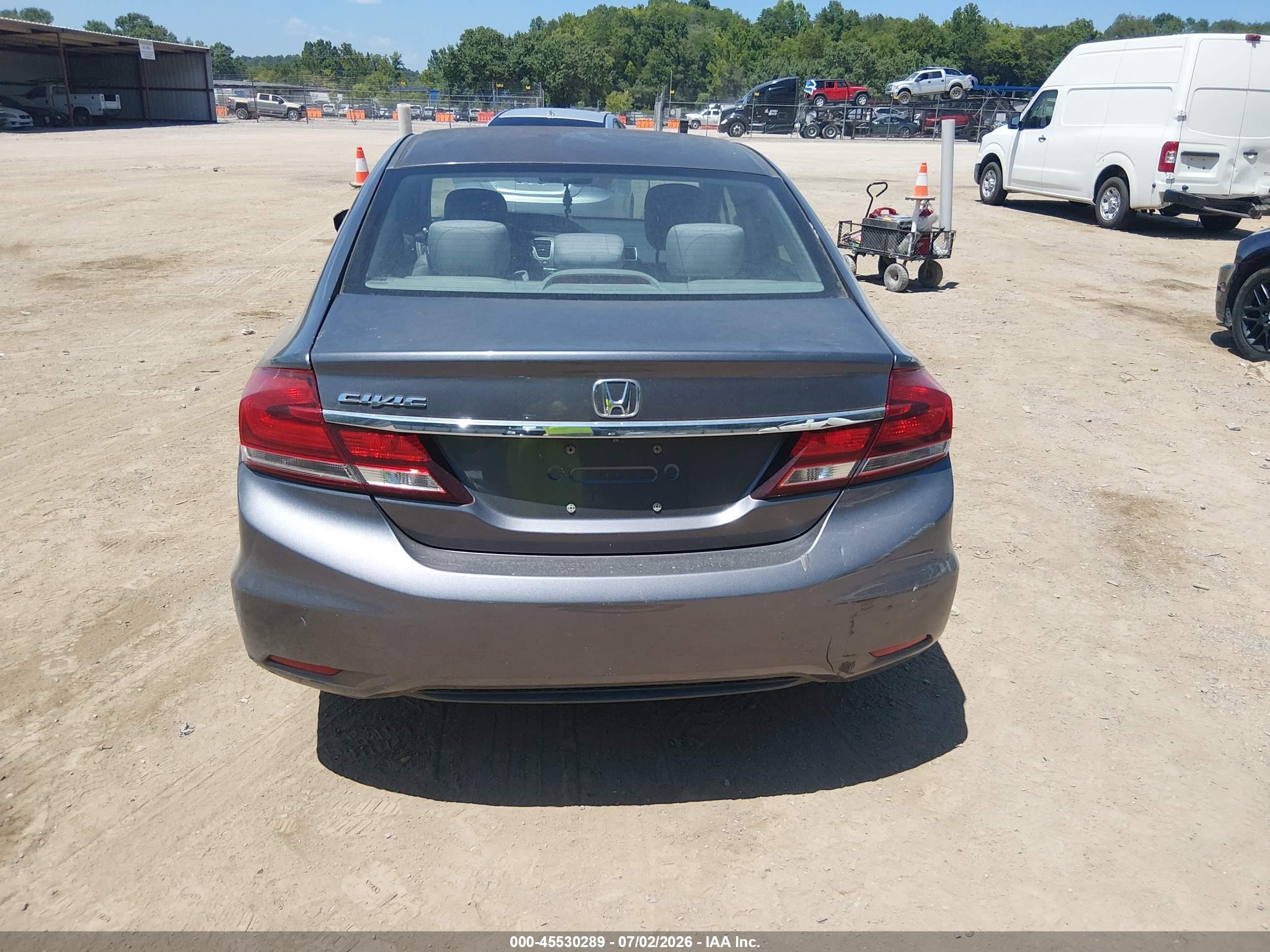 2015 Honda Civic Lx Pewter vin: 19XFB2F5XFE233158