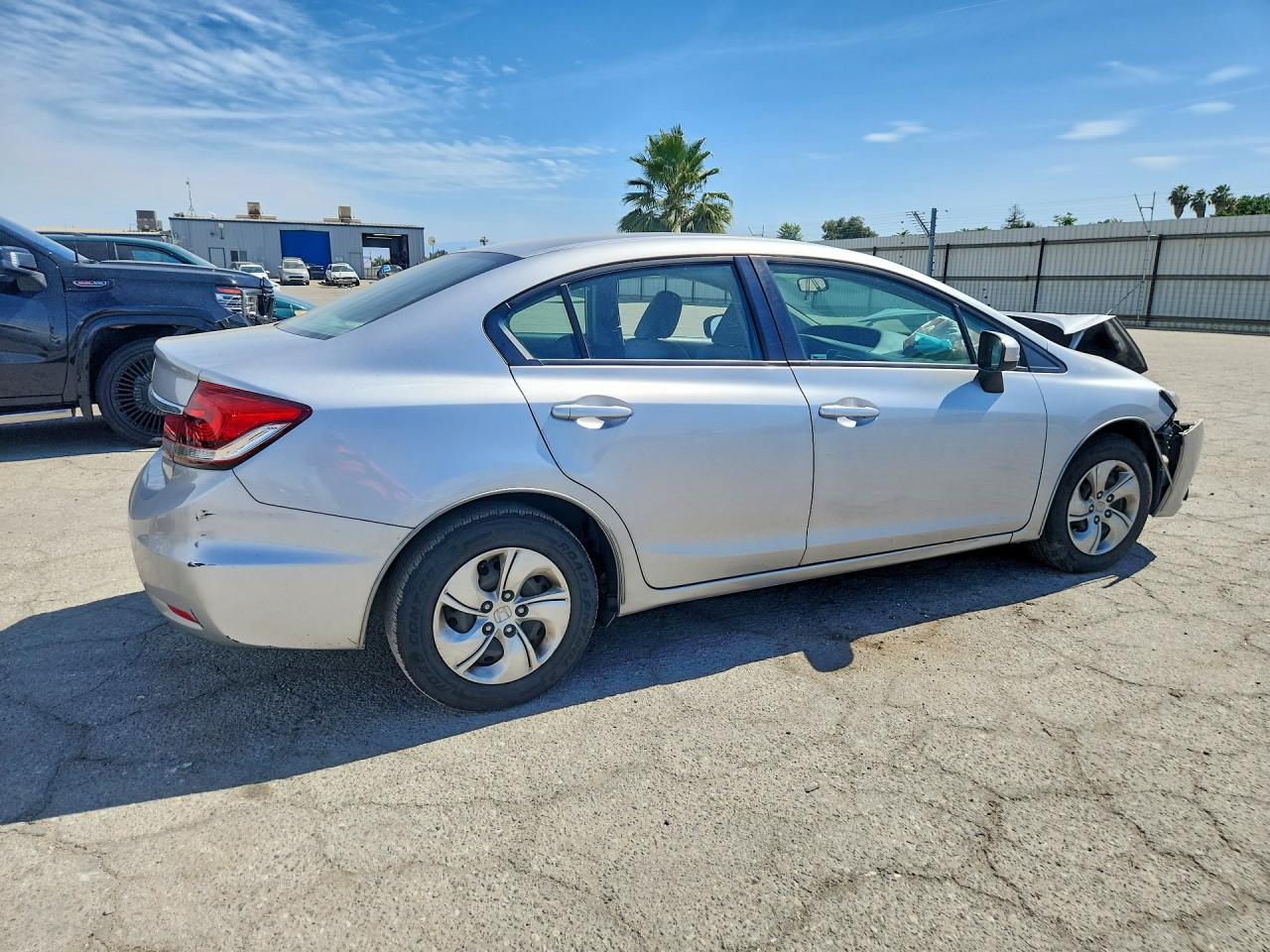 2015 Honda Civic Lx Серебряный vin: 19XFB2F5XFE268041