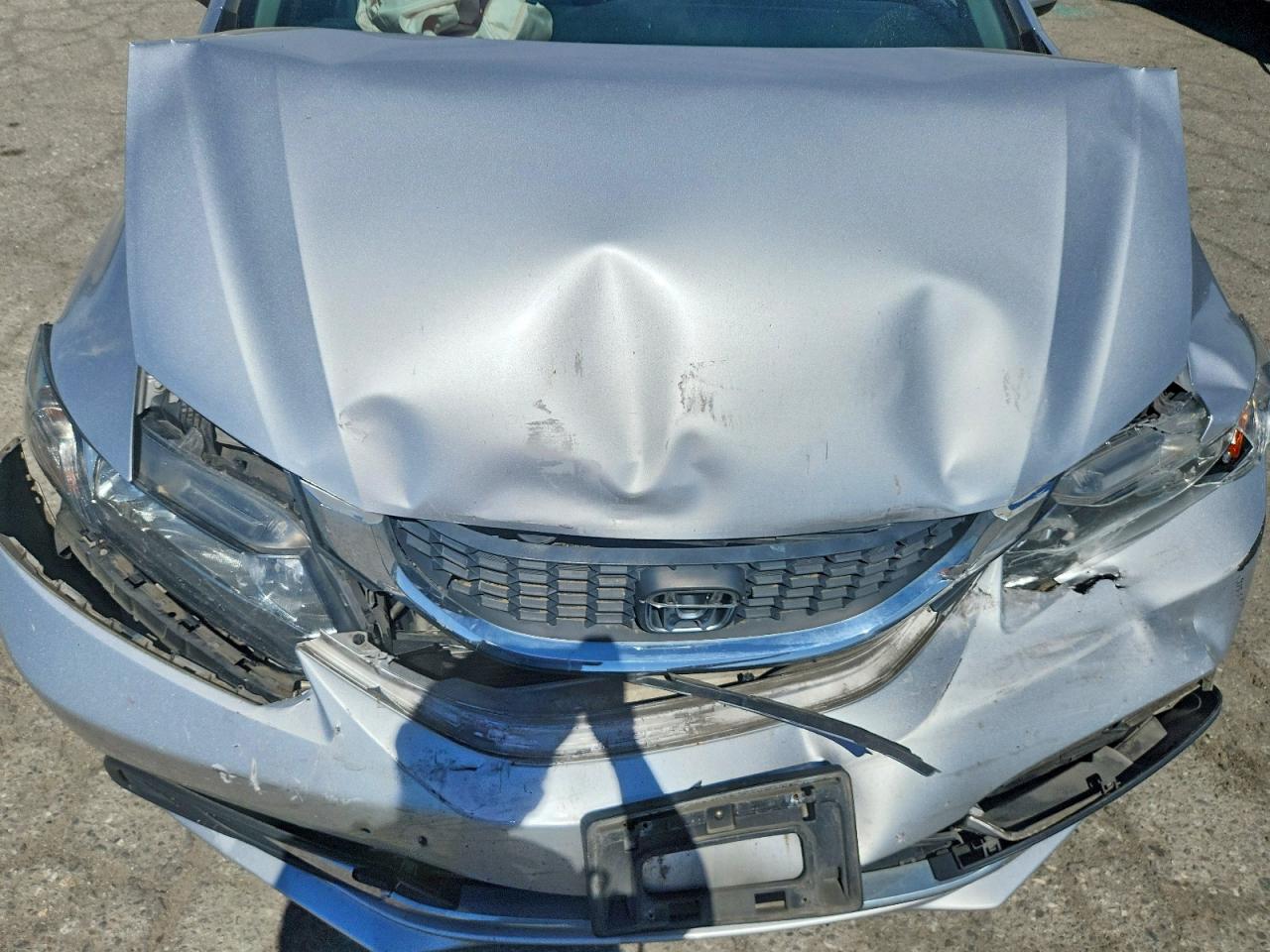 2015 Honda Civic Lx Серебряный vin: 19XFB2F5XFE268041