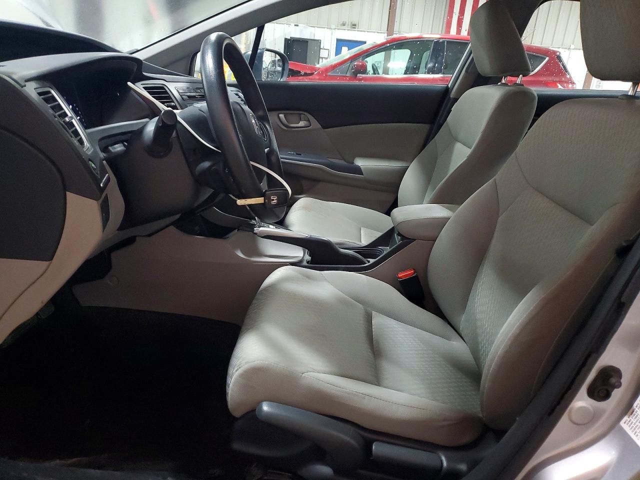 2015 Honda Civic Lx Silver vin: 19XFB2F5XFE269982