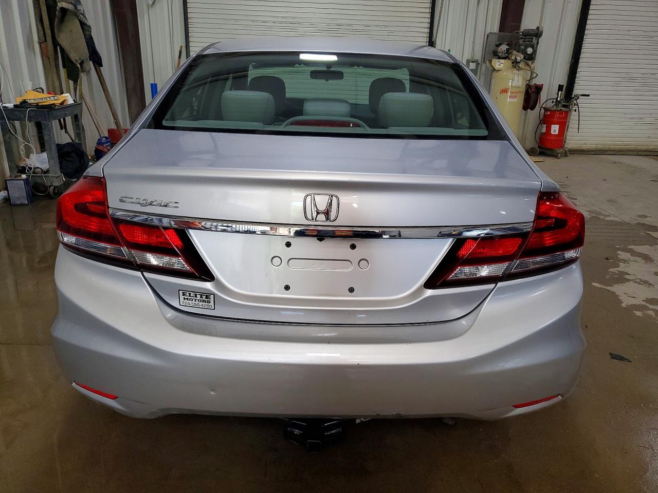 2015 Honda Civic Lx Silver vin: 19XFB2F5XFE269982