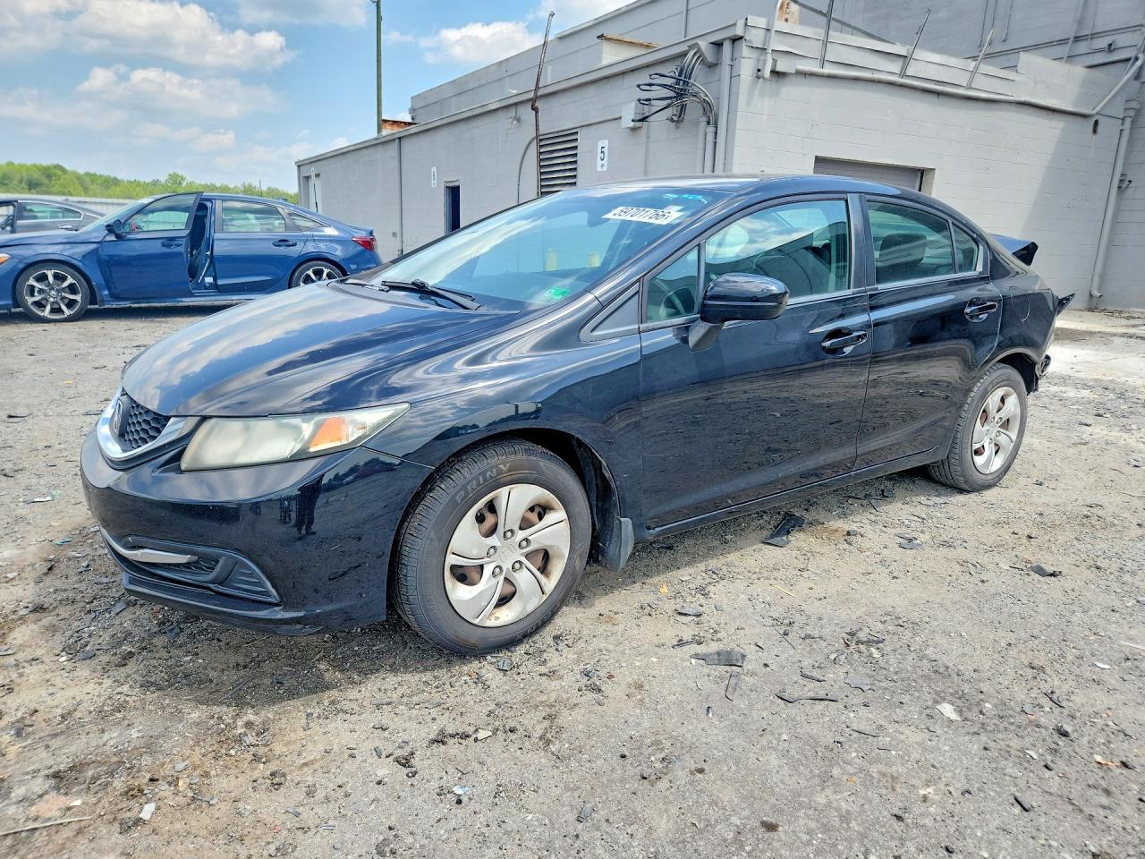 2015 Honda Civic Lx Black vin: 19XFB2F5XFE277418