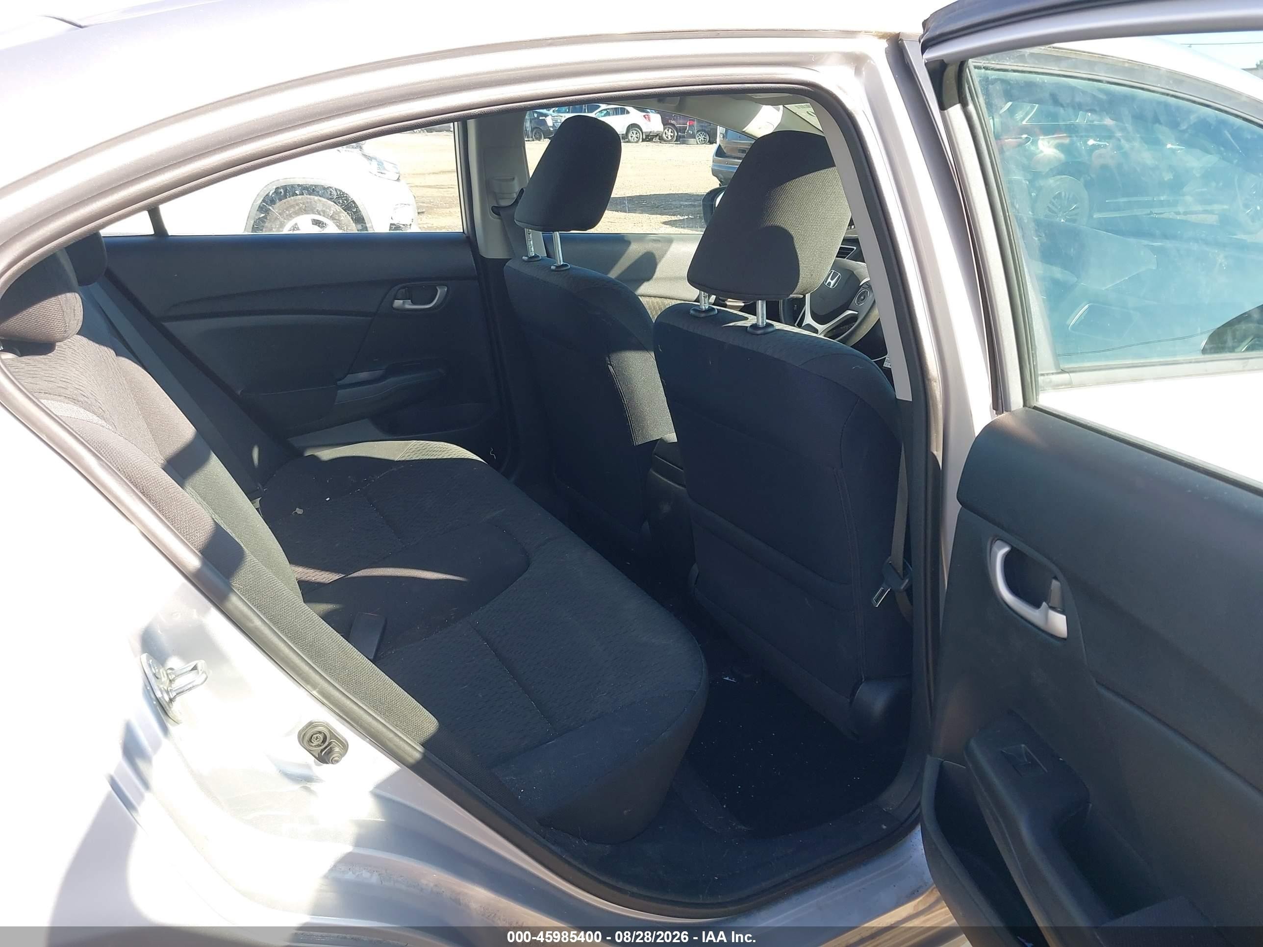 2015 Honda Civic Lx Silver vin: 19XFB2F5XFE277614