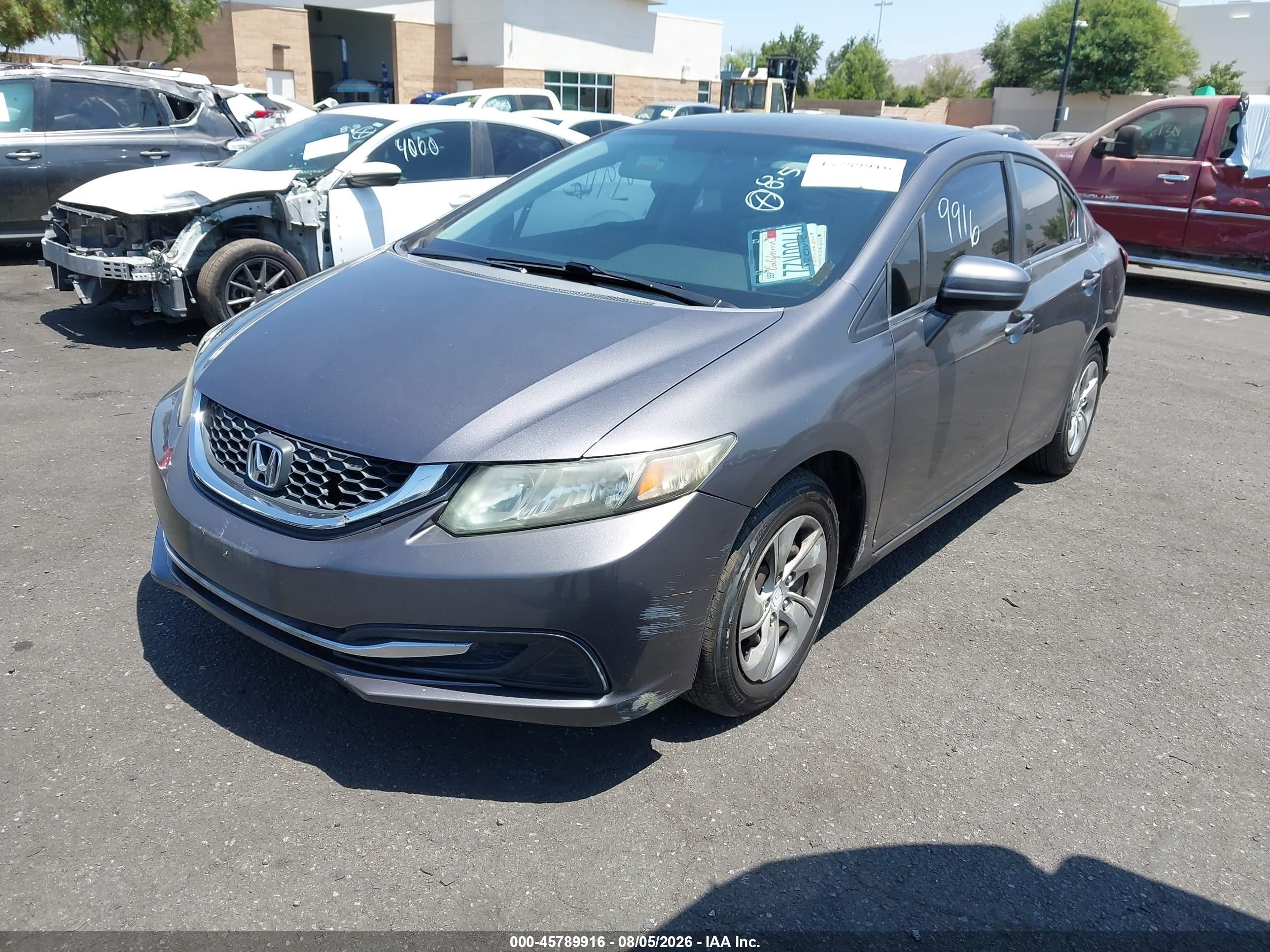 2015 Honda Civic Lx Black vin: 19XFB2F5XFE296163