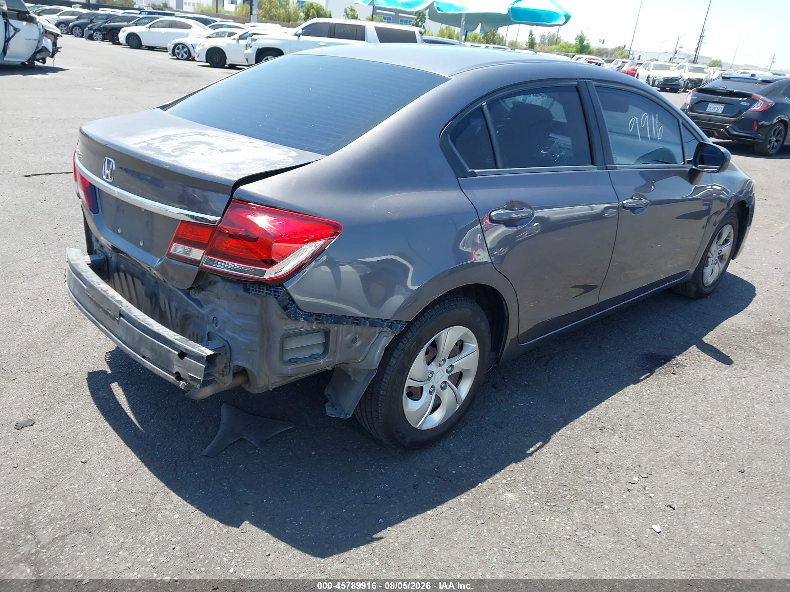 2015 Honda Civic Lx Black vin: 19XFB2F5XFE296163