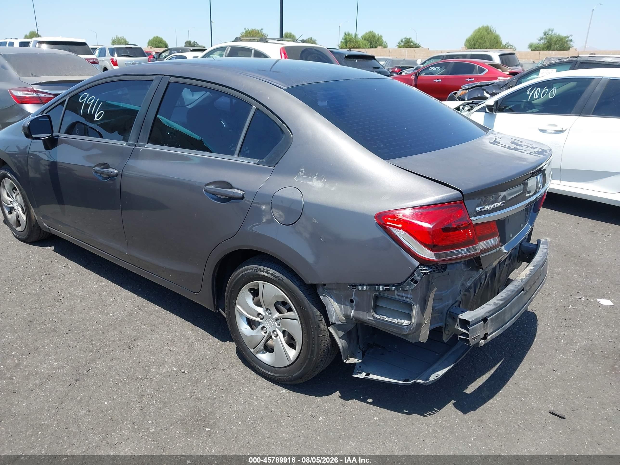 2015 Honda Civic Lx Black vin: 19XFB2F5XFE296163