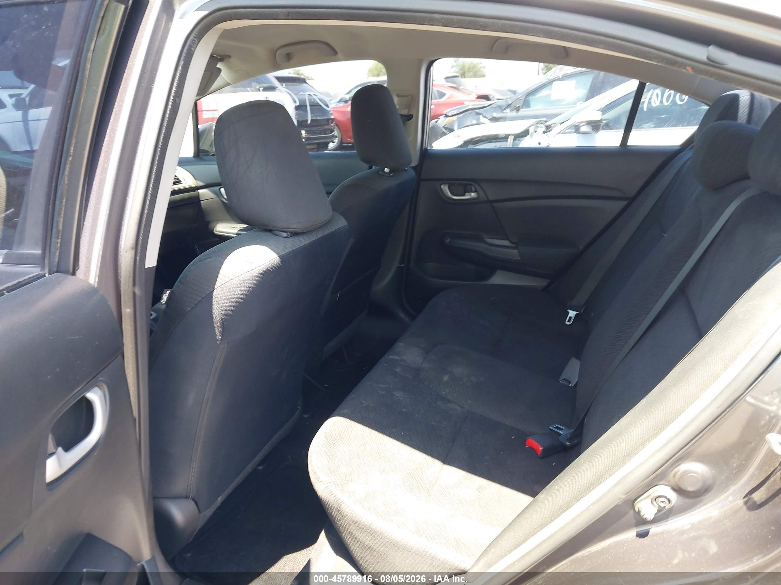 2015 Honda Civic Lx Black vin: 19XFB2F5XFE296163