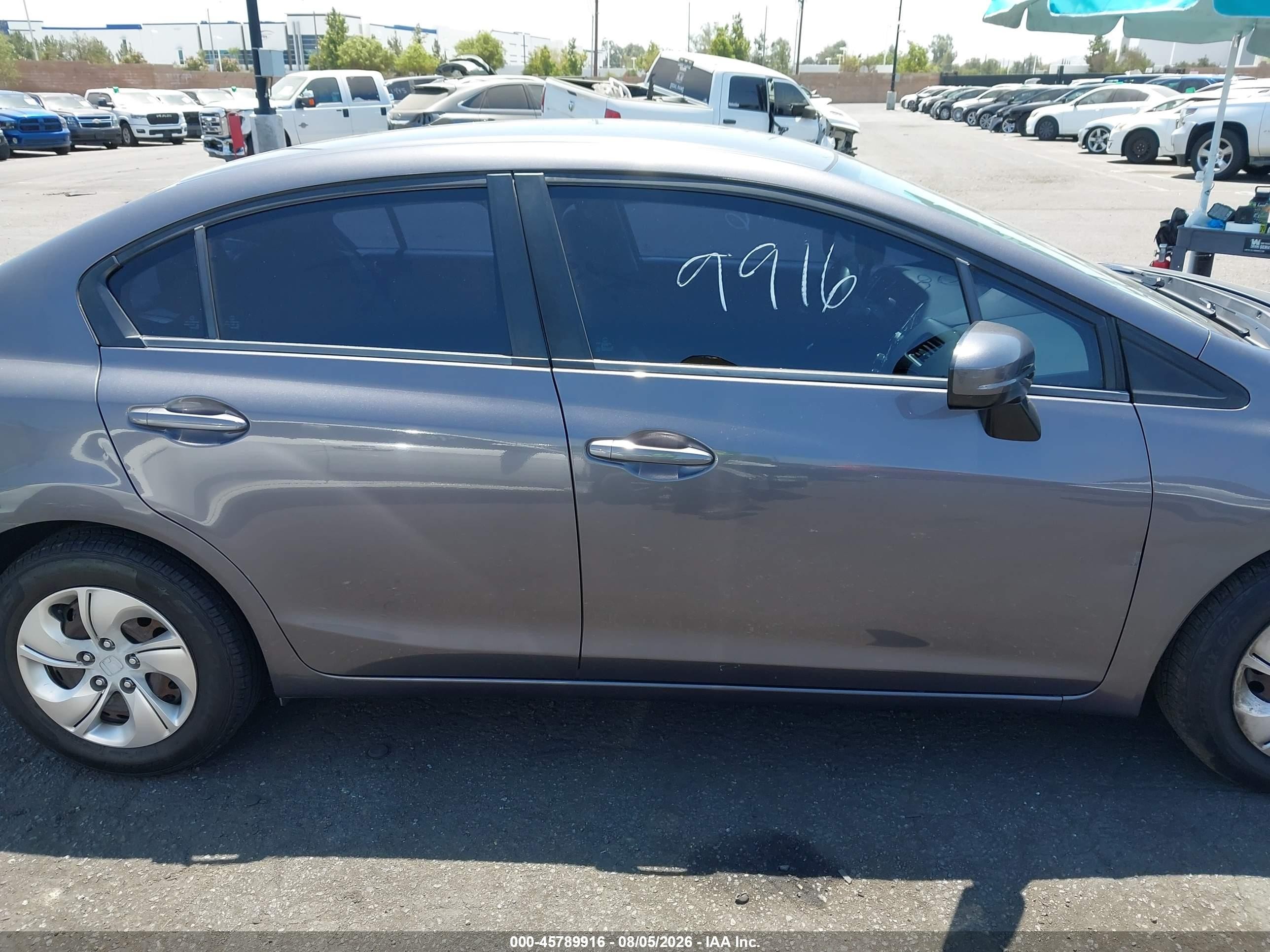 2015 Honda Civic Lx Black vin: 19XFB2F5XFE296163