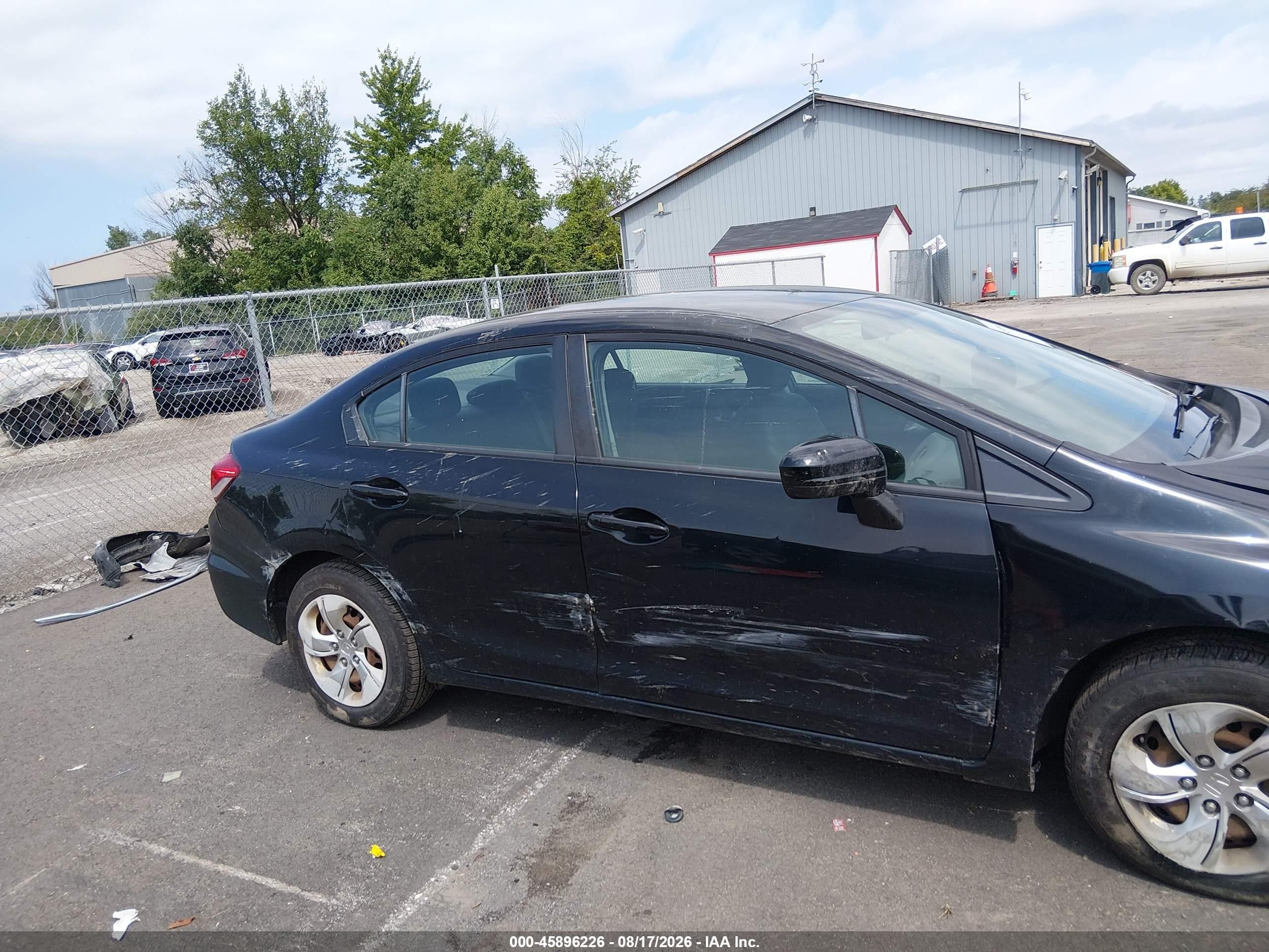 2015 Honda Civic Lx Black vin: 19XFB2F5XFE298351
