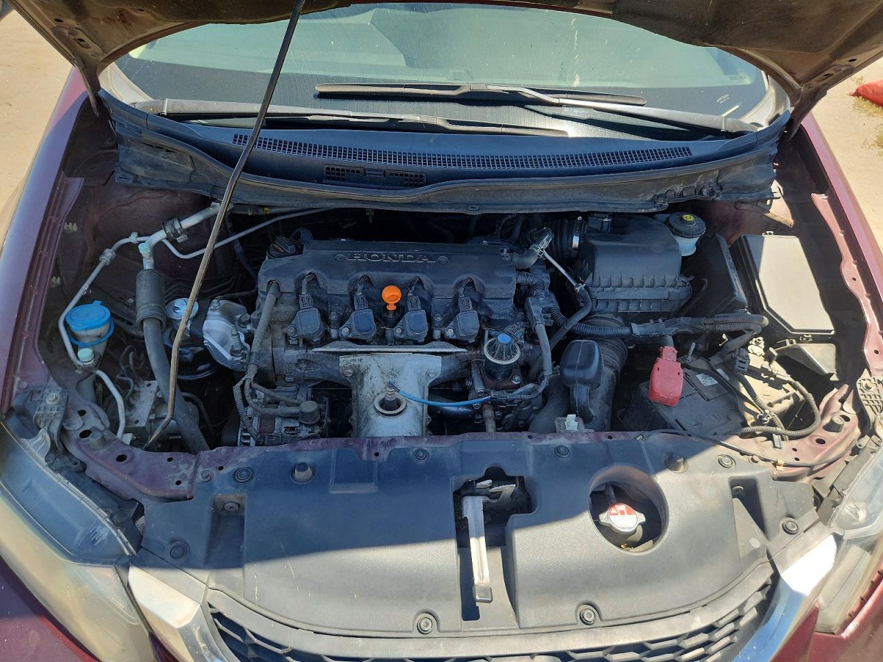 2015 Honda Civic Lx Бордовый vin: 19XFB2F5XFE704029