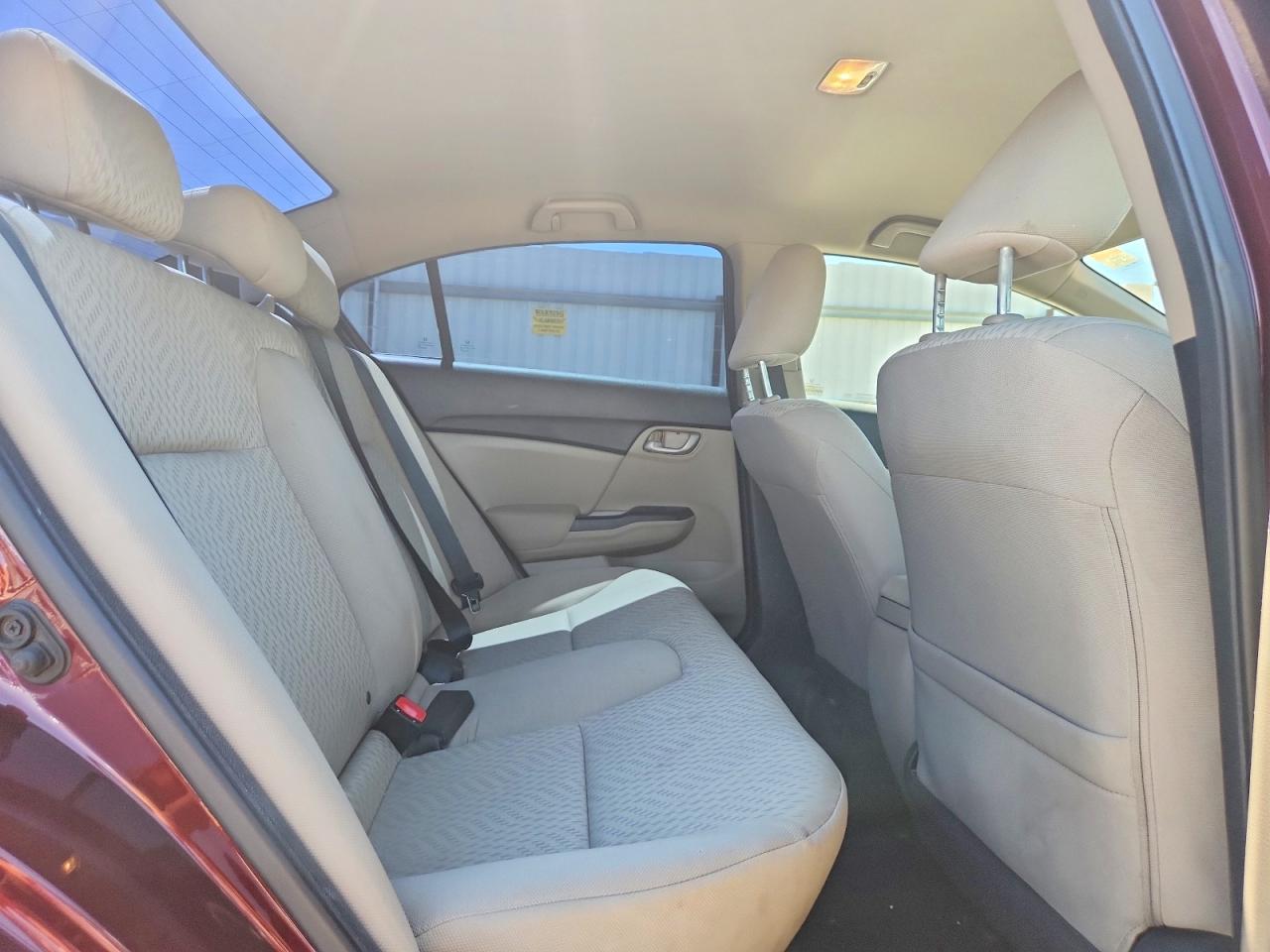2015 Honda Civic Lx Бордовый vin: 19XFB2F5XFE704029