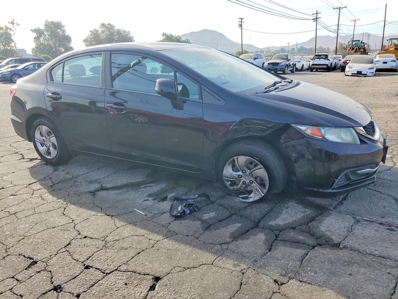 2015 Honda Civic Lx Black vin: 19XFB2F5XFE707514