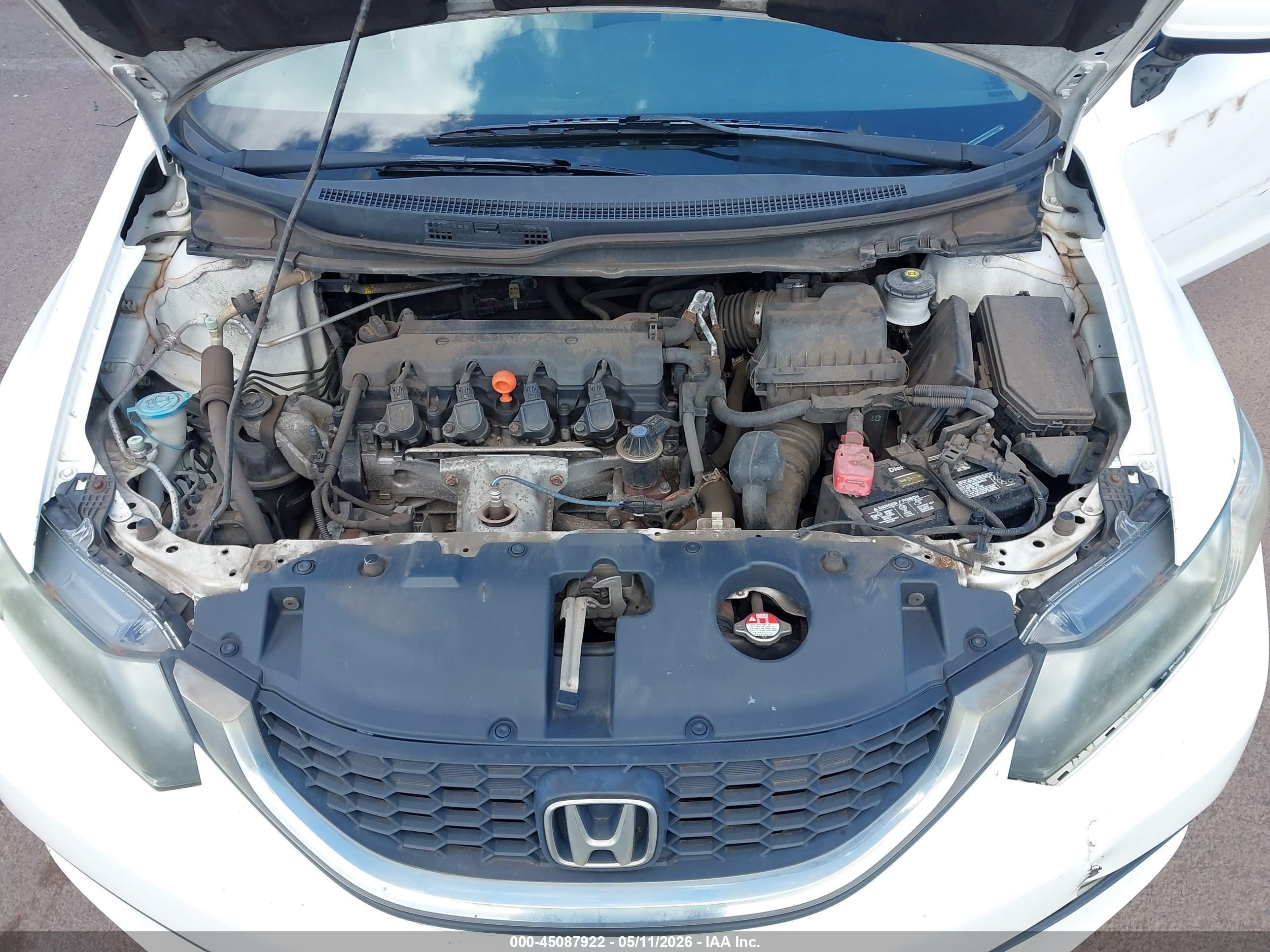 2015 Honda Civic Se White vin: 19XFB2F70FE010077