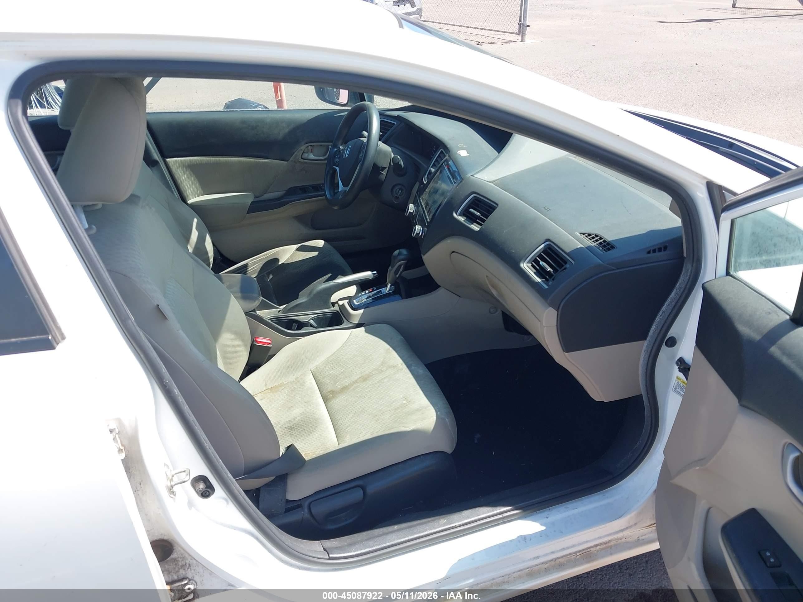 2015 Honda Civic Se White vin: 19XFB2F70FE010077