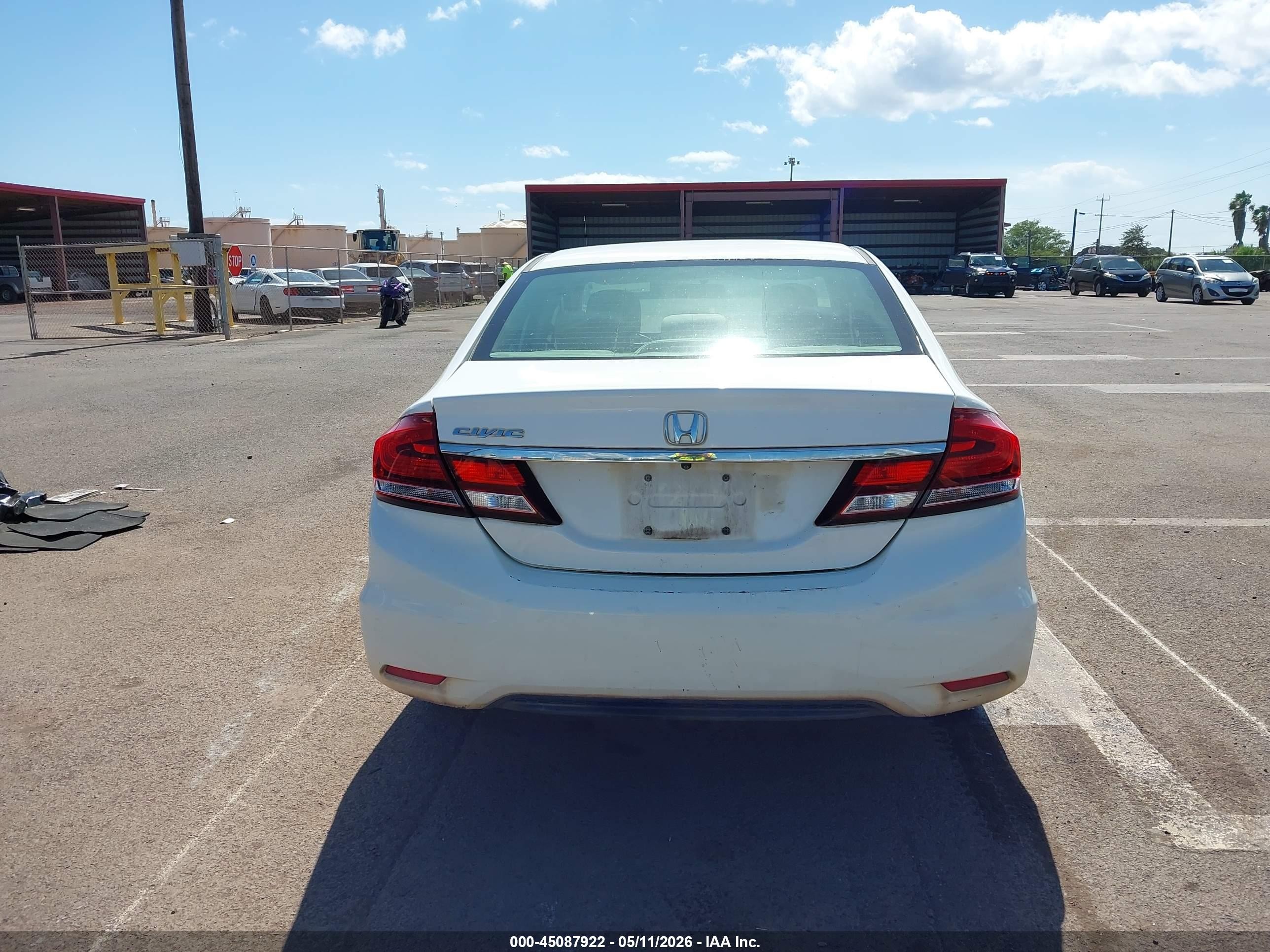 2015 Honda Civic Se White vin: 19XFB2F70FE010077