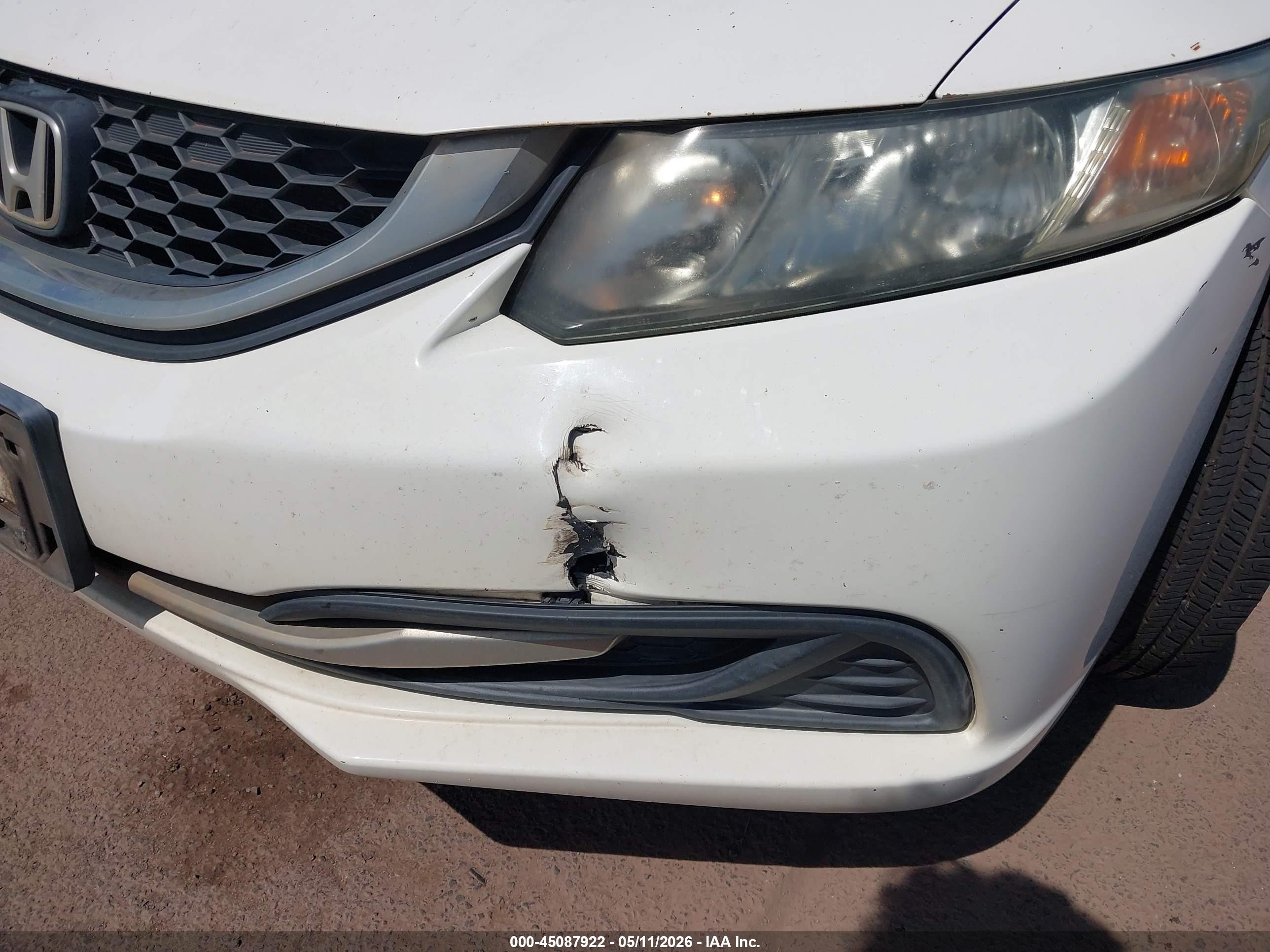 2015 Honda Civic Se White vin: 19XFB2F70FE010077