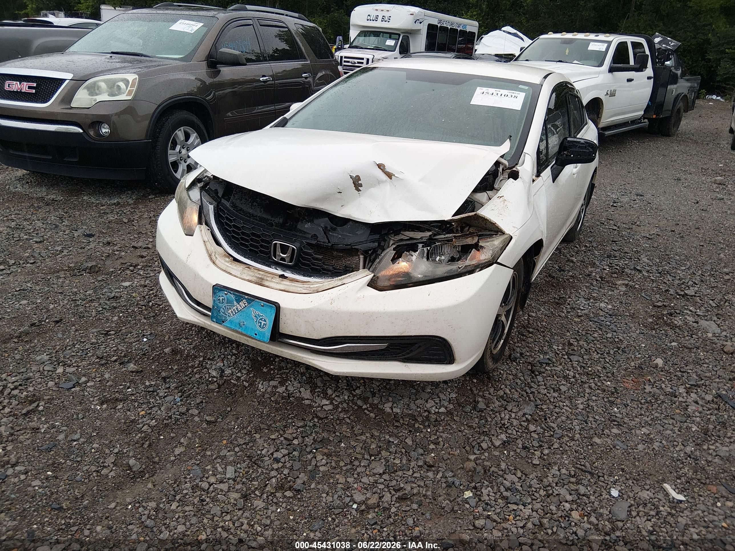 2015 Honda Civic Se White vin: 19XFB2F70FE013495