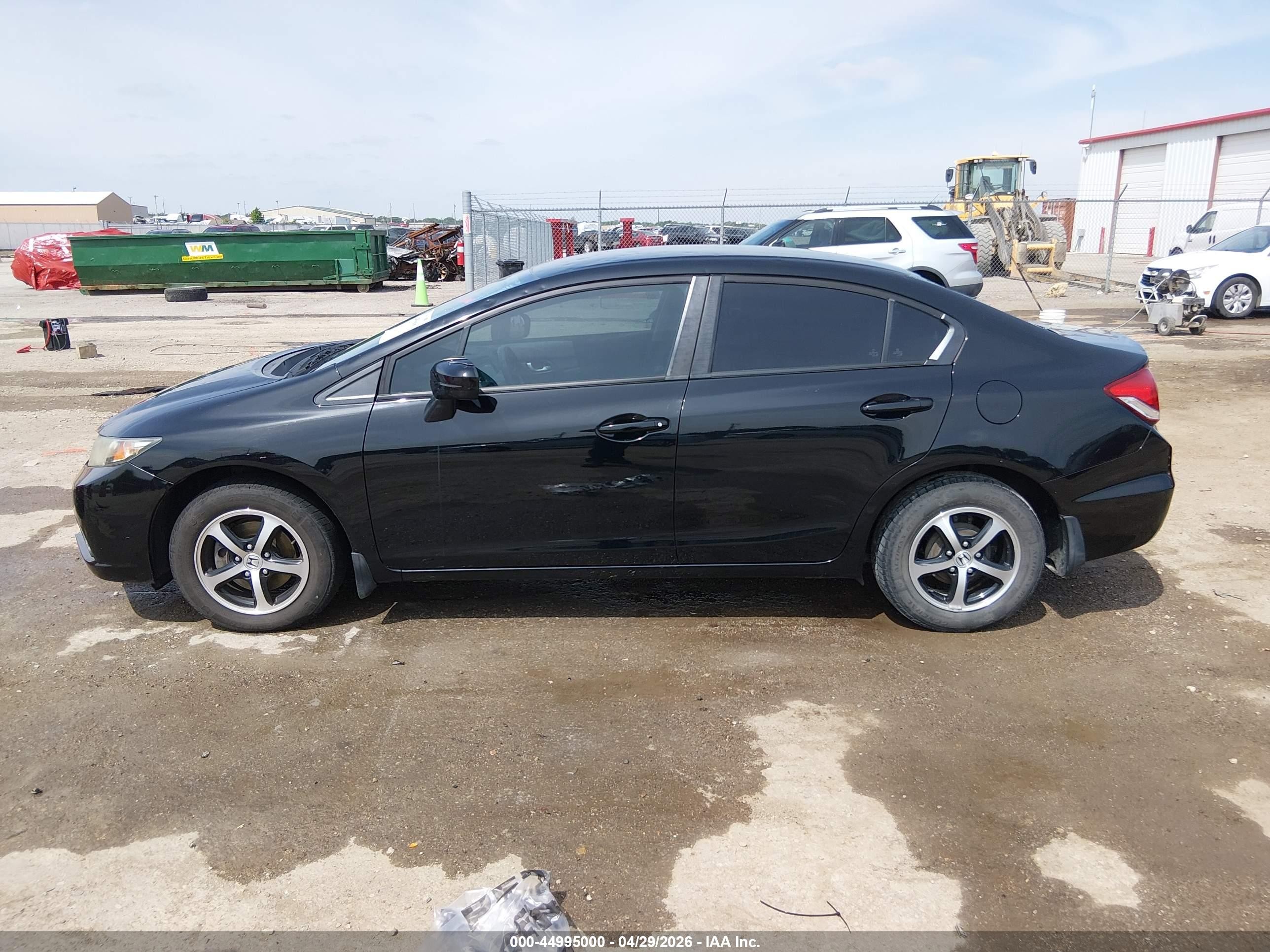 2015 Honda Civic Se Black vin: 19XFB2F70FE071106