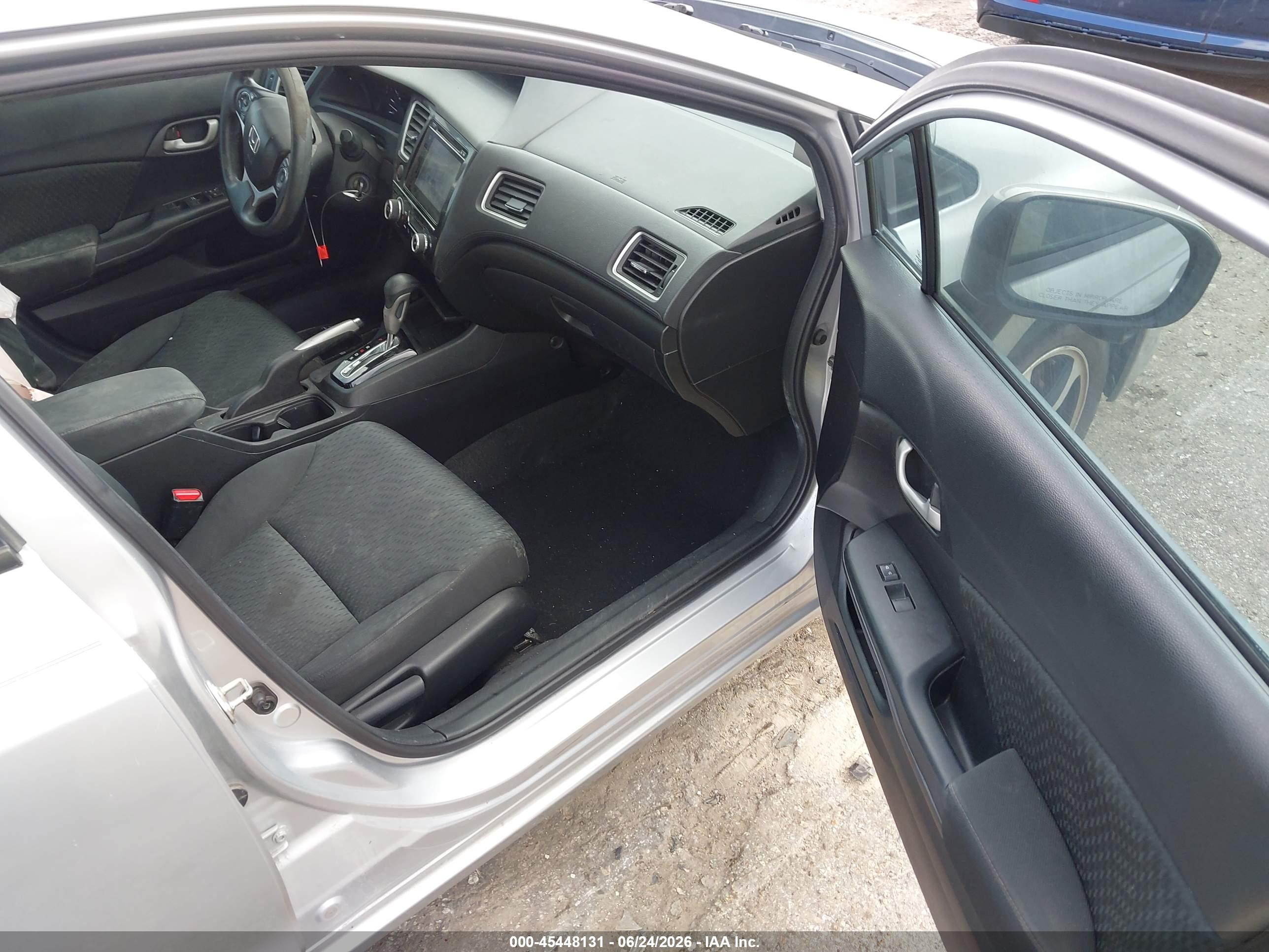 2015 Honda Civic Se Silver vin: 19XFB2F70FE093185