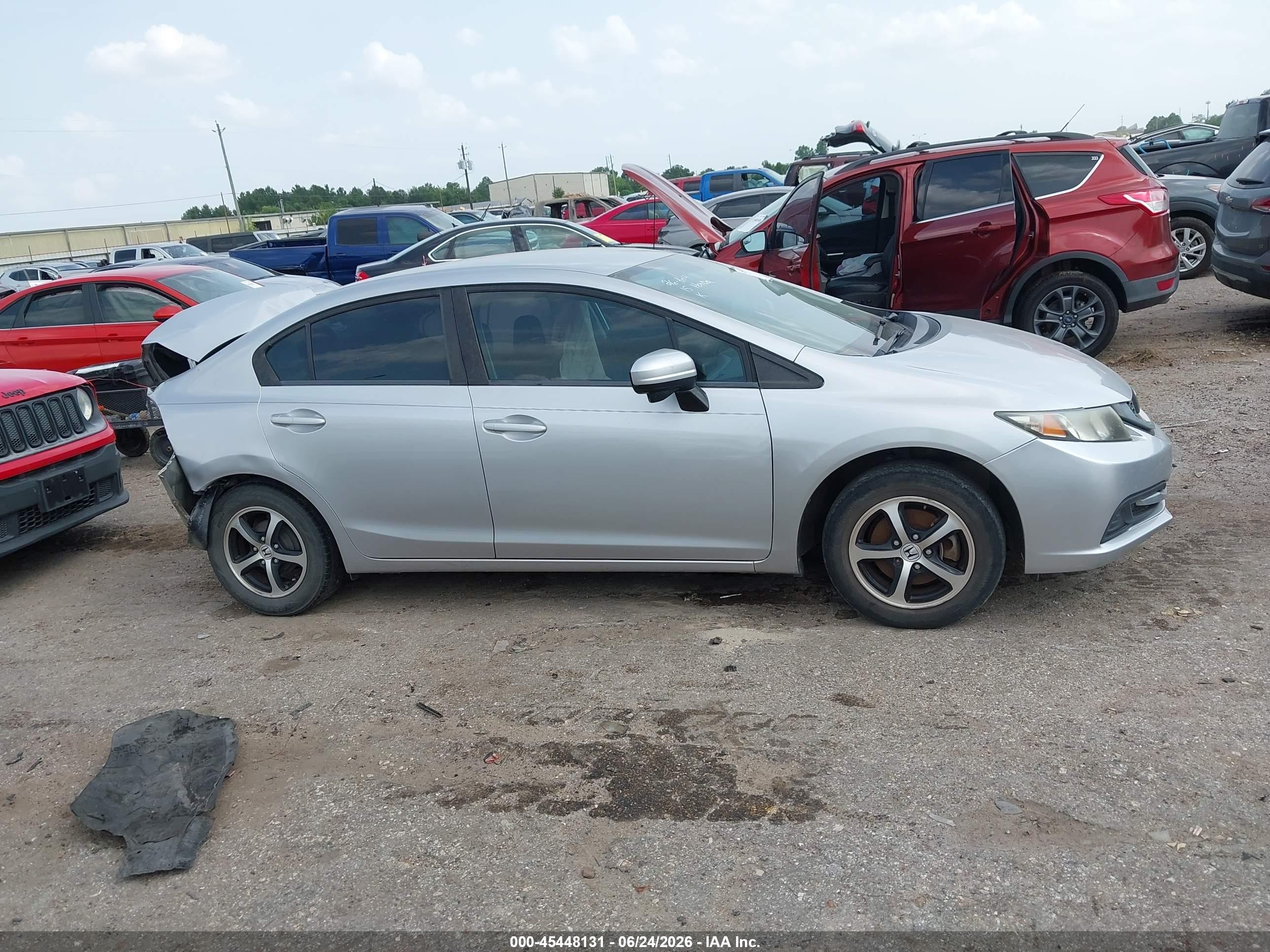 2015 Honda Civic Se Silver vin: 19XFB2F70FE093185