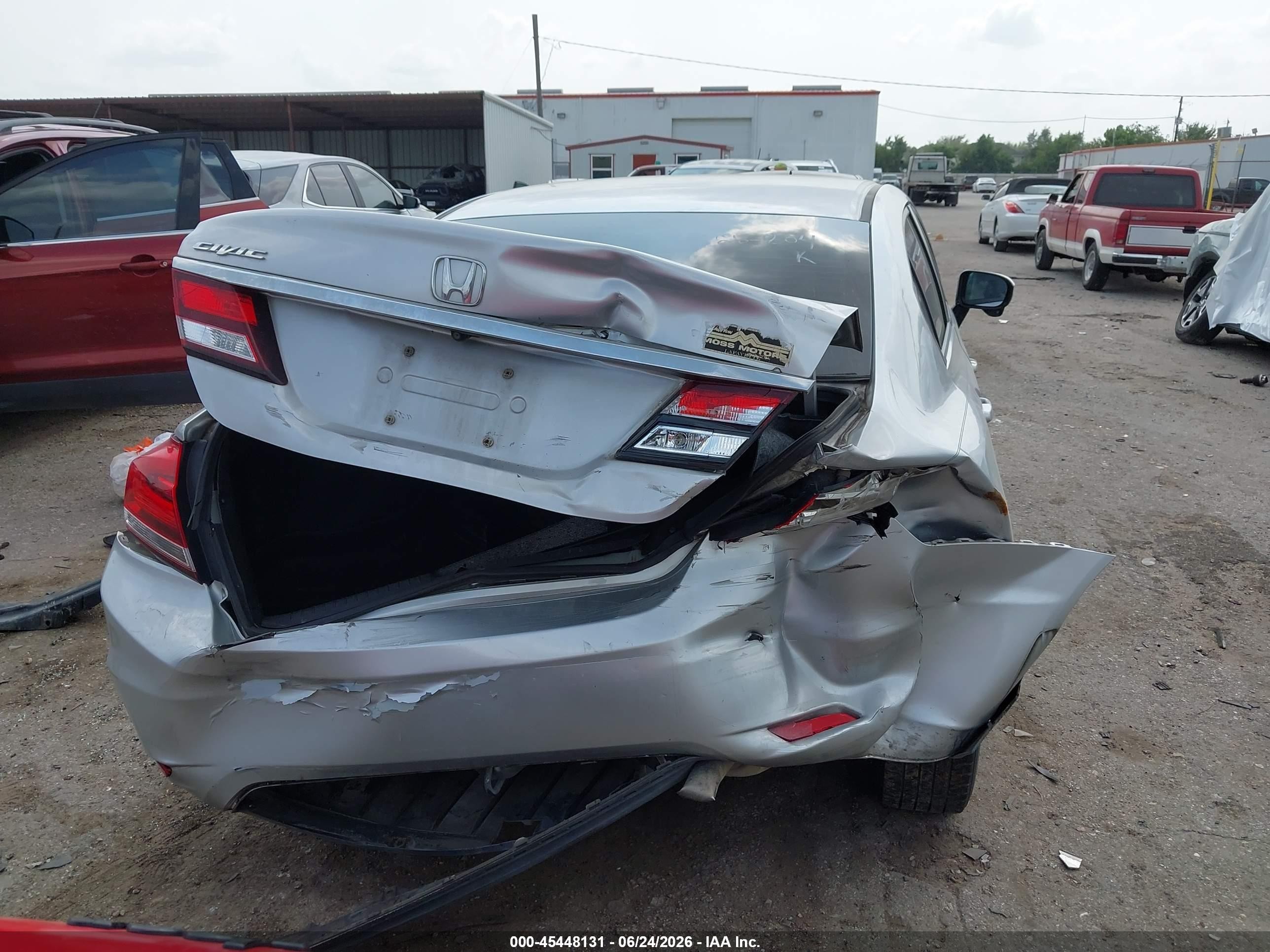 2015 Honda Civic Se Silver vin: 19XFB2F70FE093185