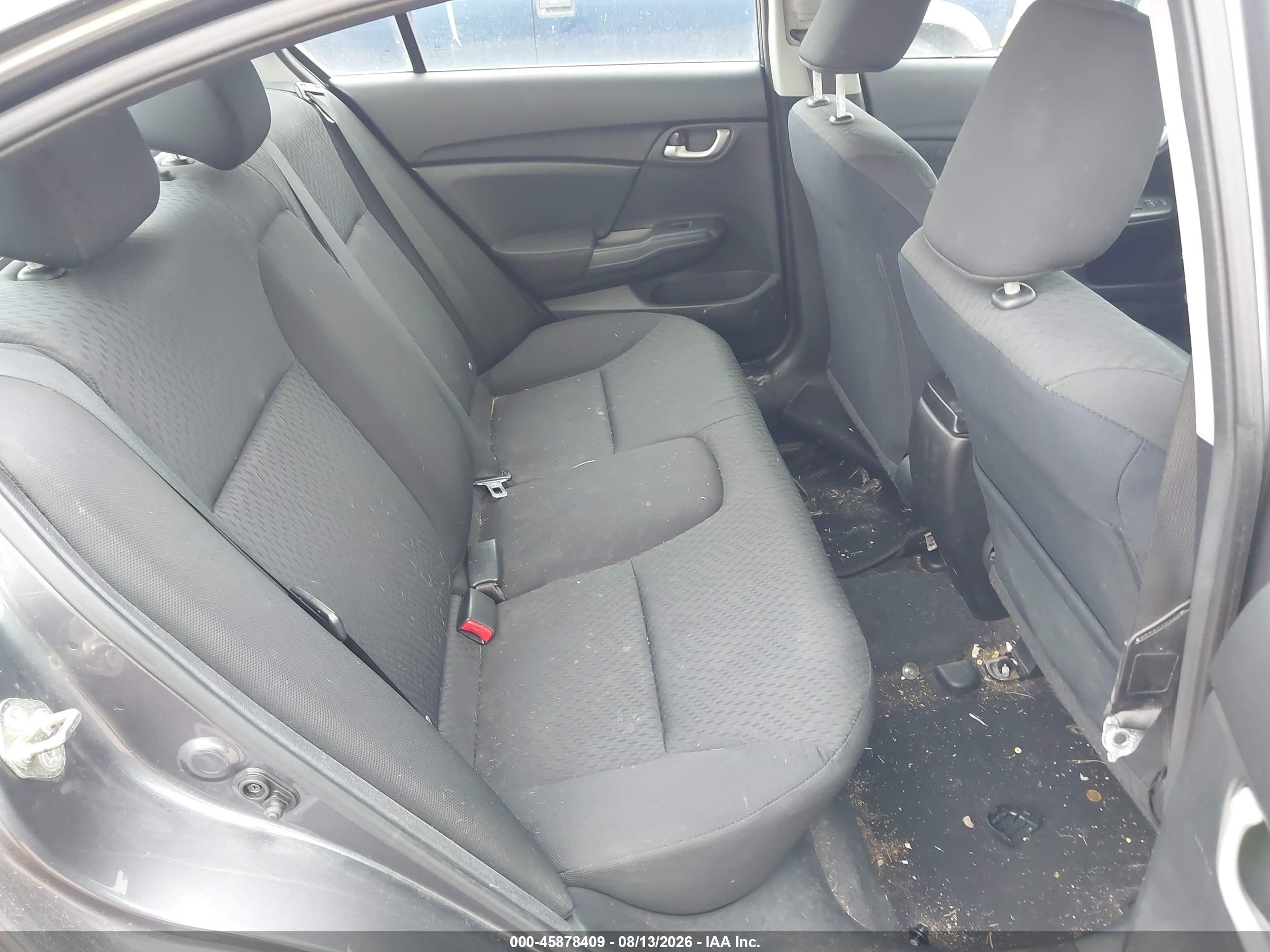 2015 Honda Civic Se Gray vin: 19XFB2F70FE100281